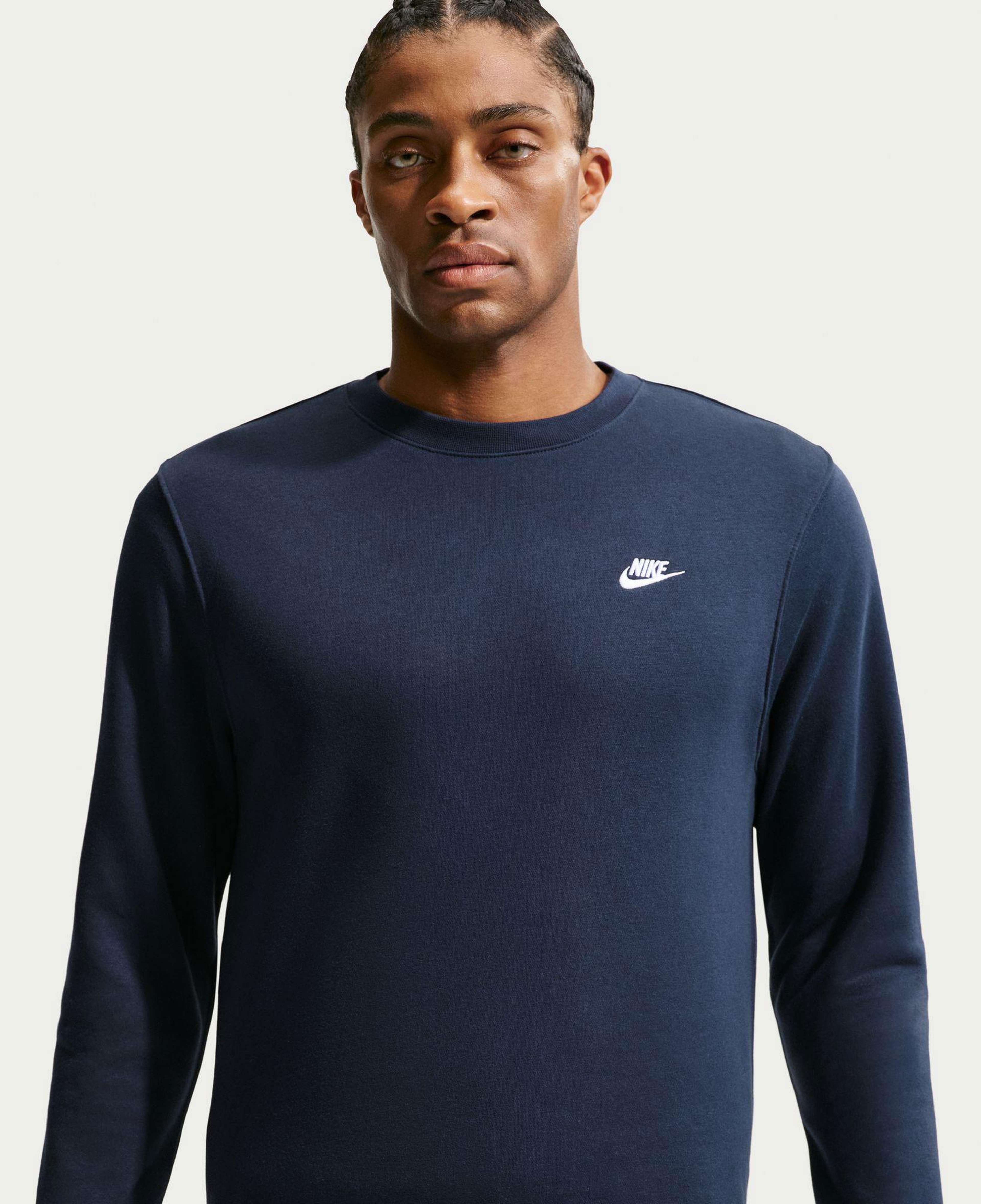 Nike Club Crew Erkek Mavi Sweatshirt
