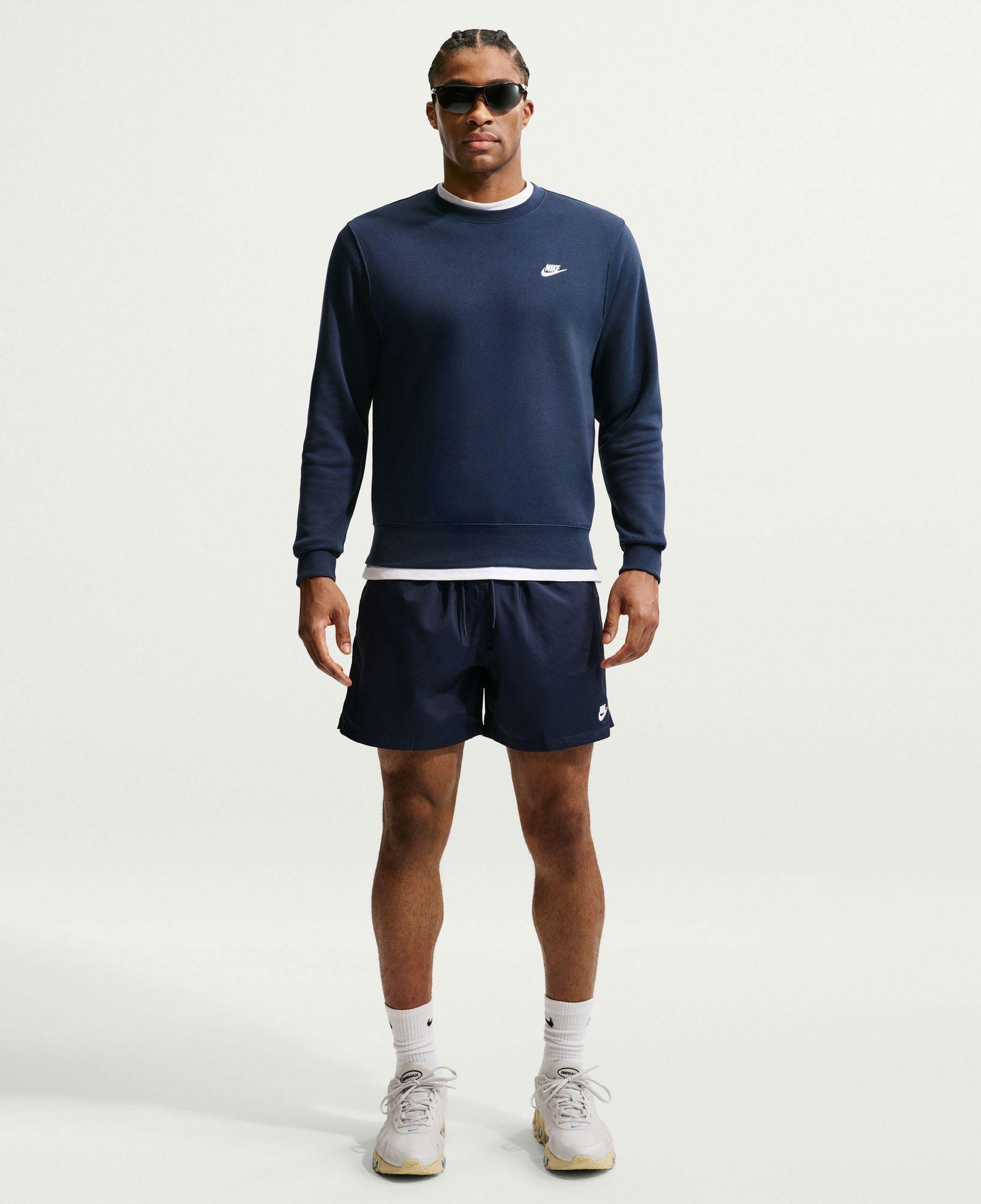 Nike Club Crew Erkek Mavi Sweatshirt