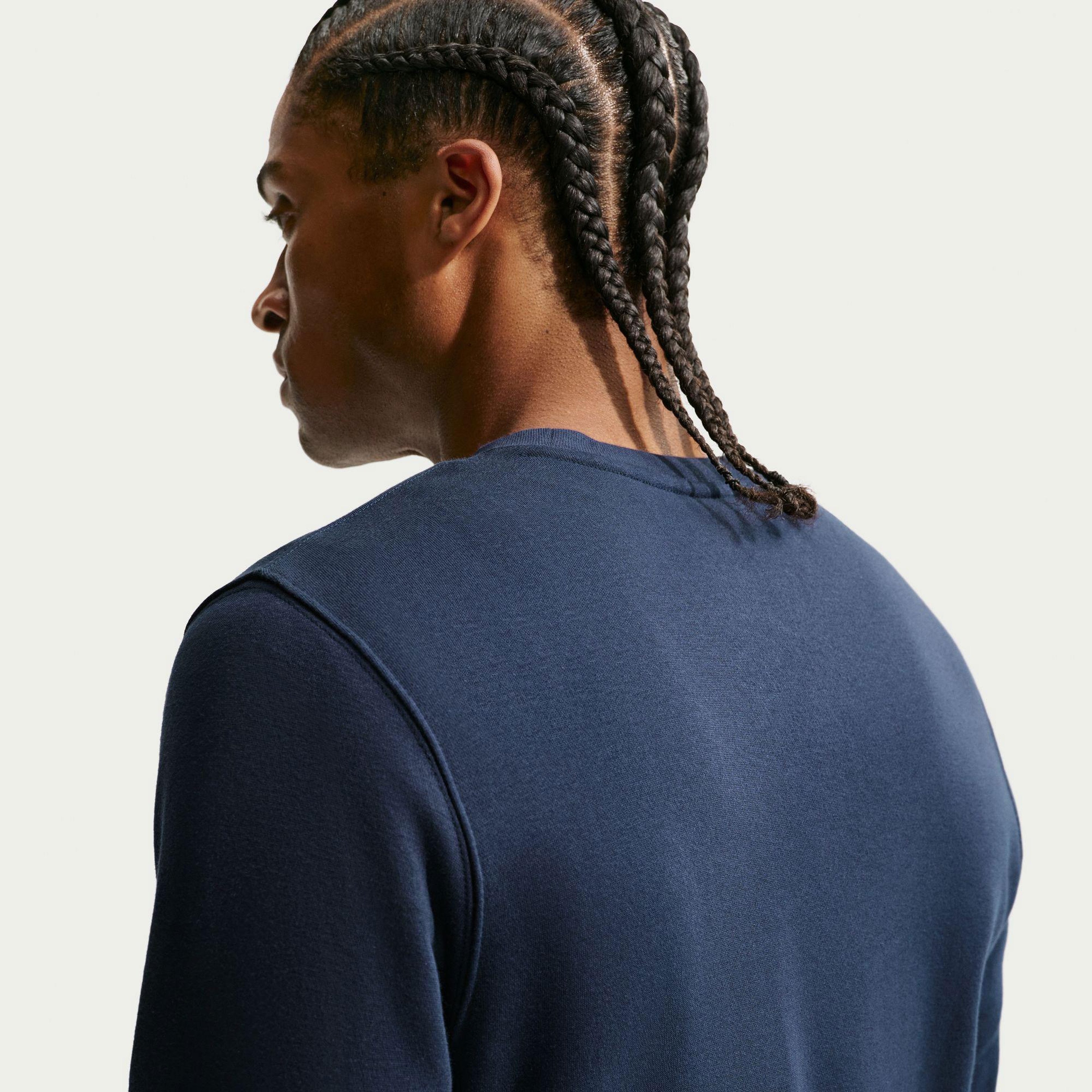 Nike Club Crew Erkek Mavi Sweatshirt