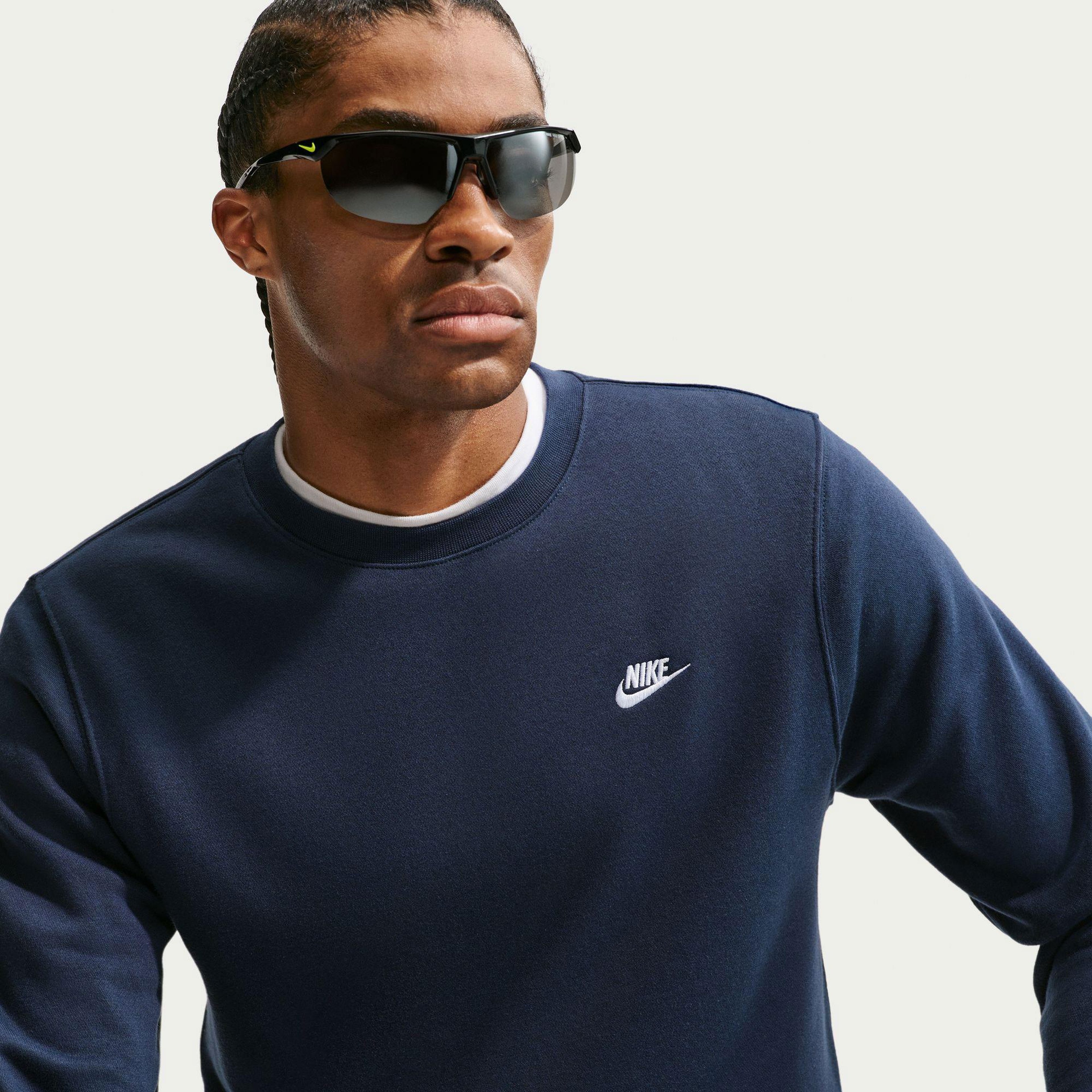 Nike Club Crew Erkek Mavi Sweatshirt