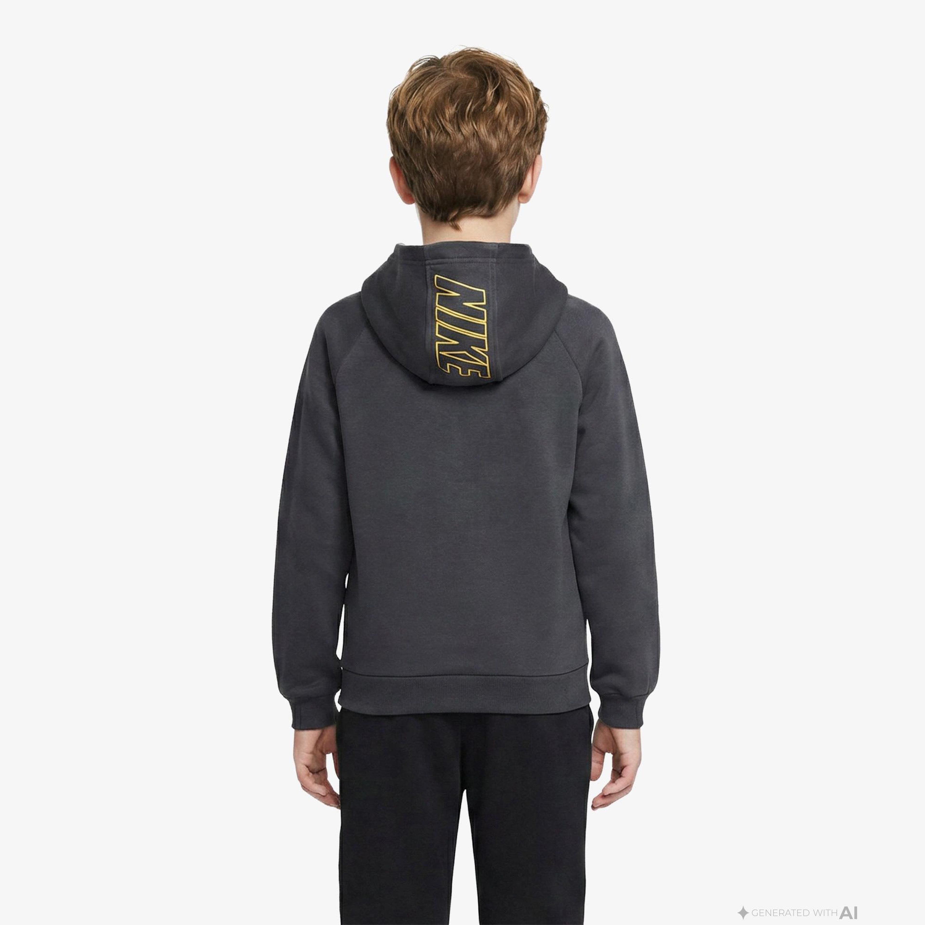 Nike Sportswear Club Fleece Çocuk Gri Eşofman Takımı