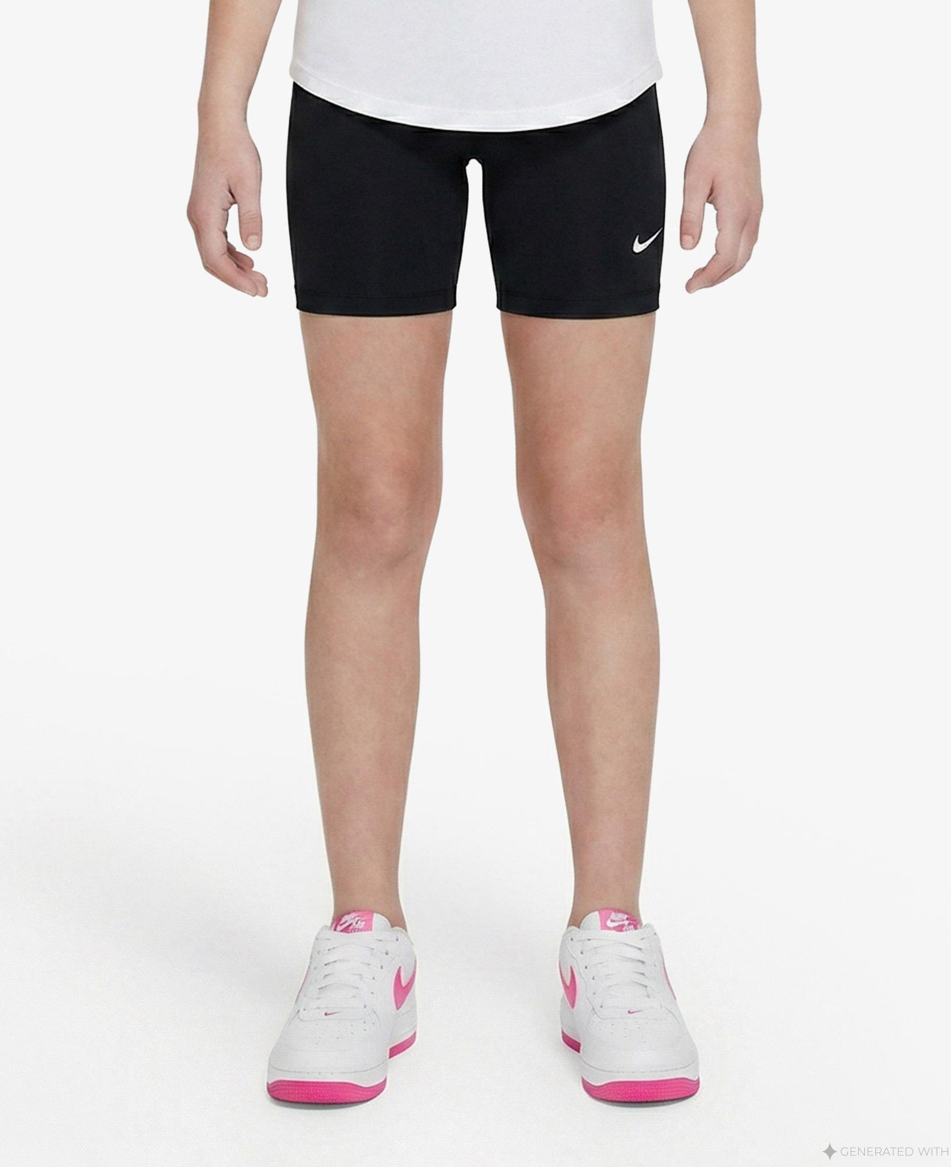 Nike Pro Dri-Fit 13 cm Çocuk Siyah Kısa Tayt