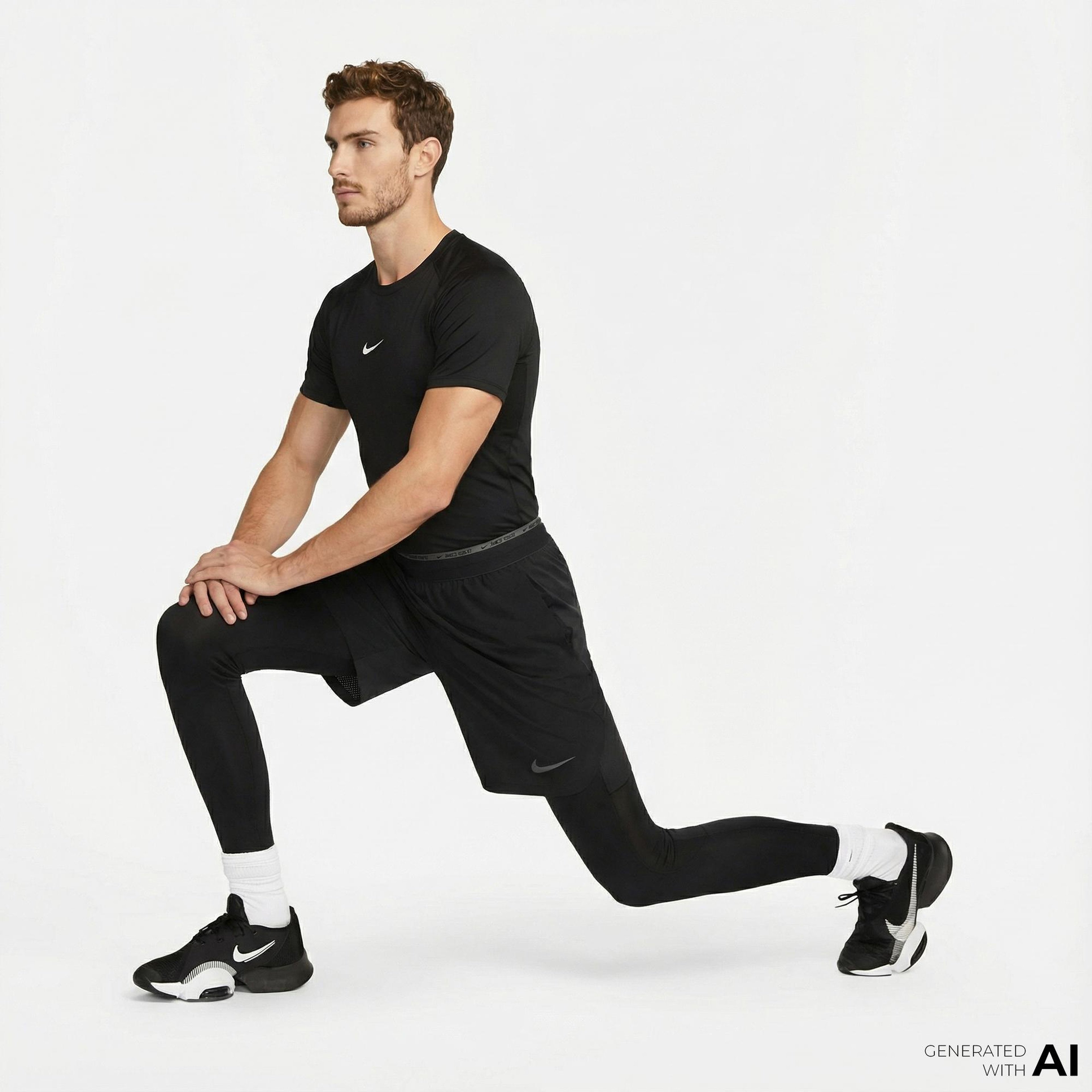 Nike Pro Dri-Fit Erkek Siyah Tişört