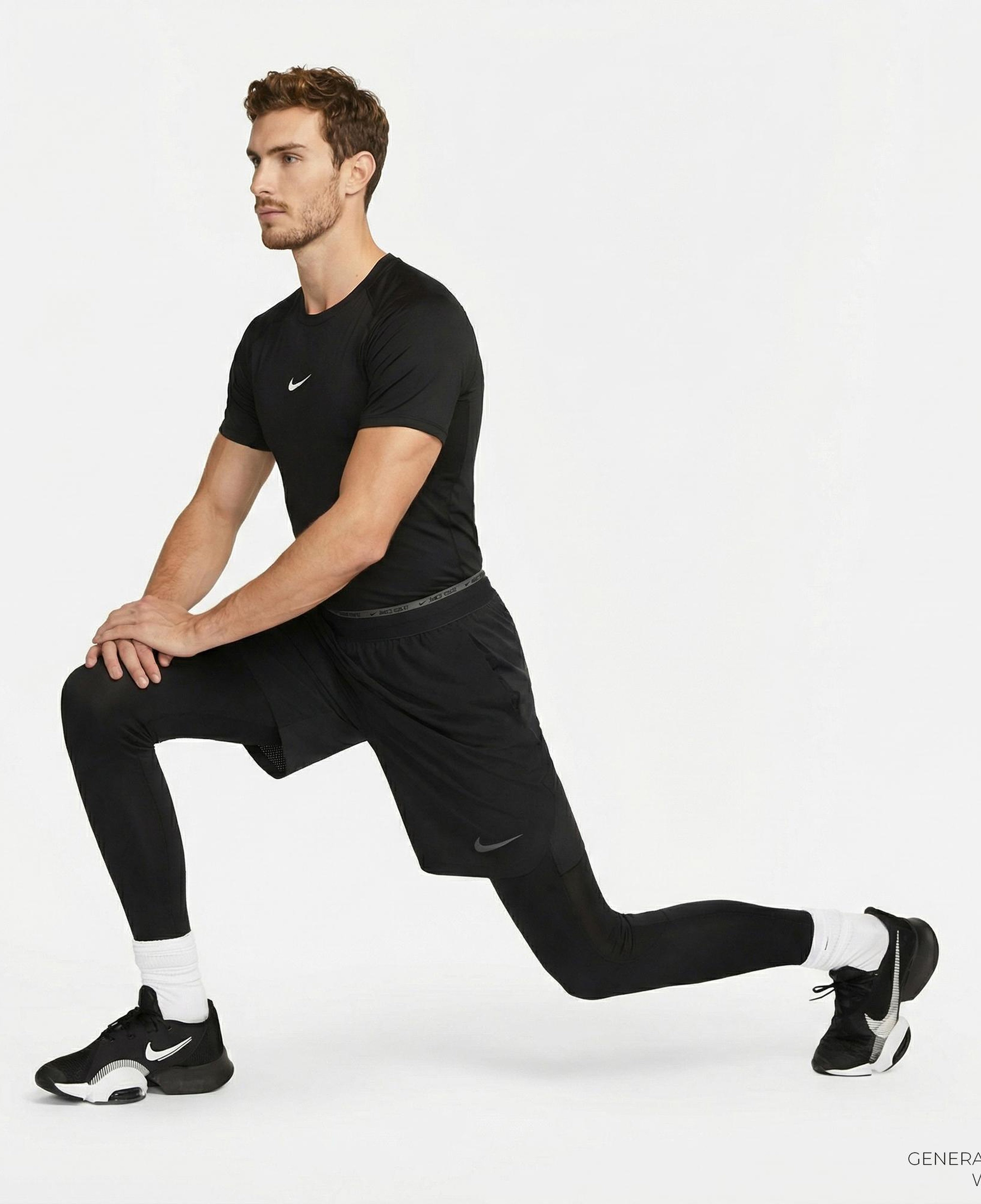 Nike Pro Dri-Fit Erkek Siyah Tişört