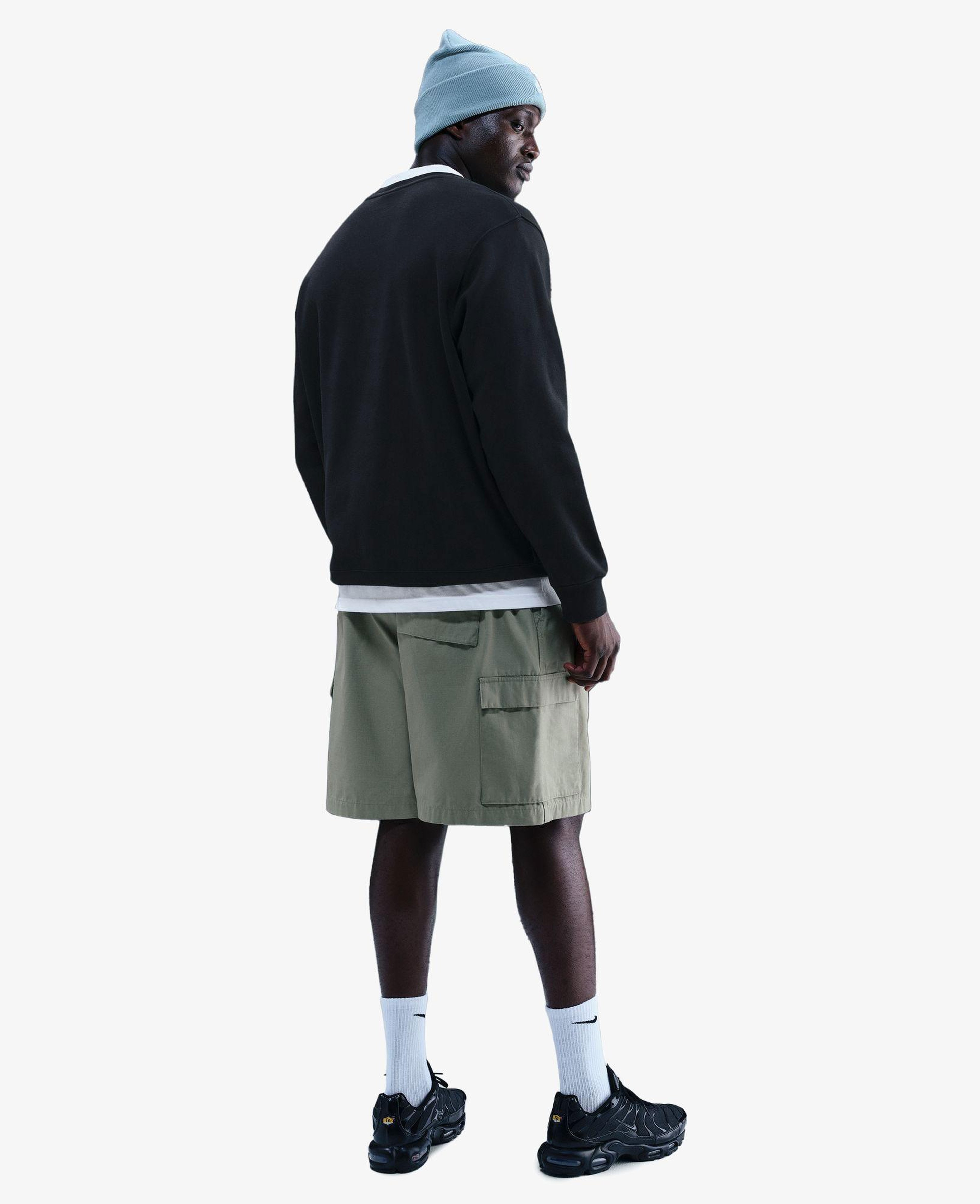 Nike Club Crew Erkek Siyah Sweatshirt