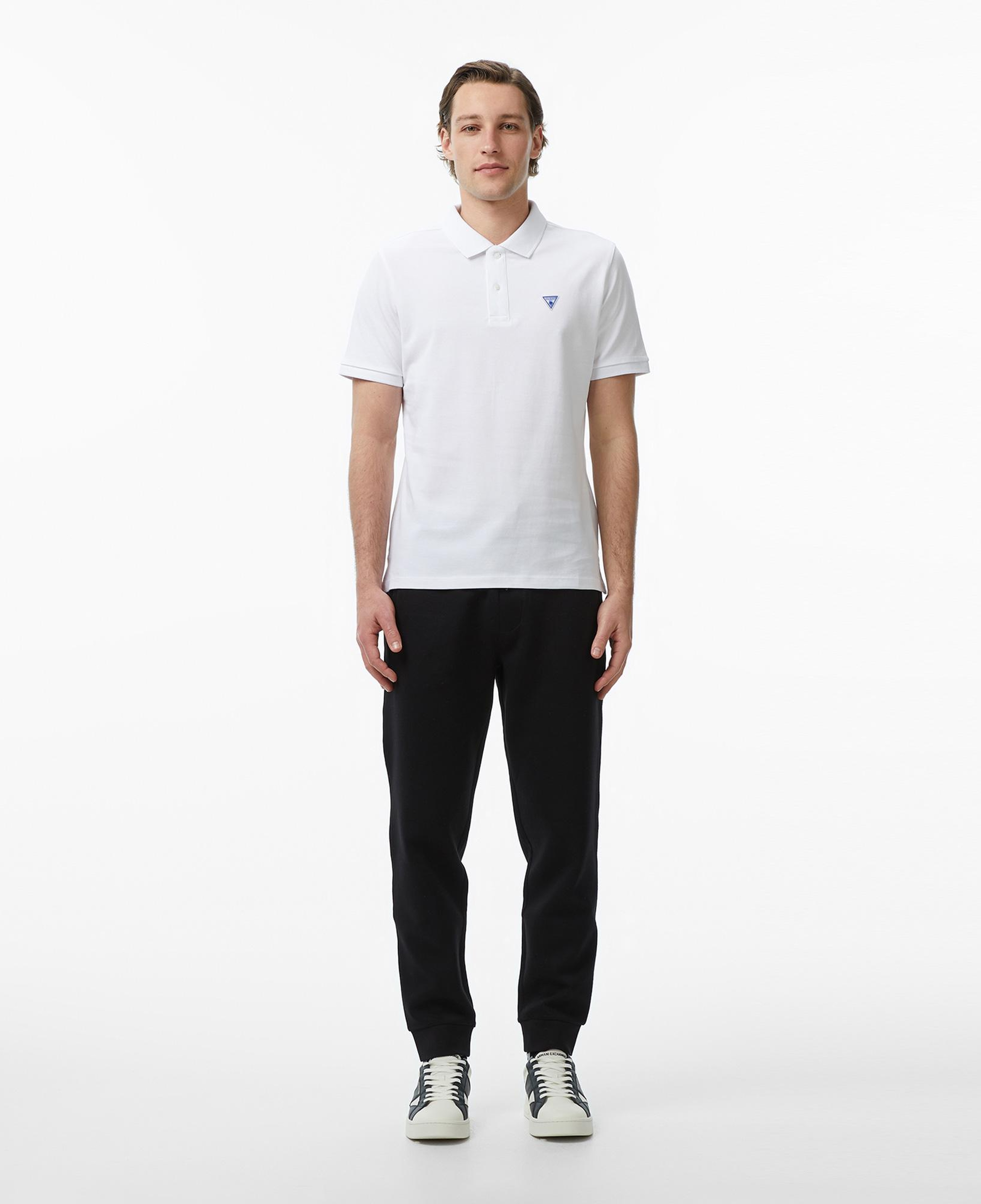 Guess Piquet Regular Fit Erkek Beyaz Polo