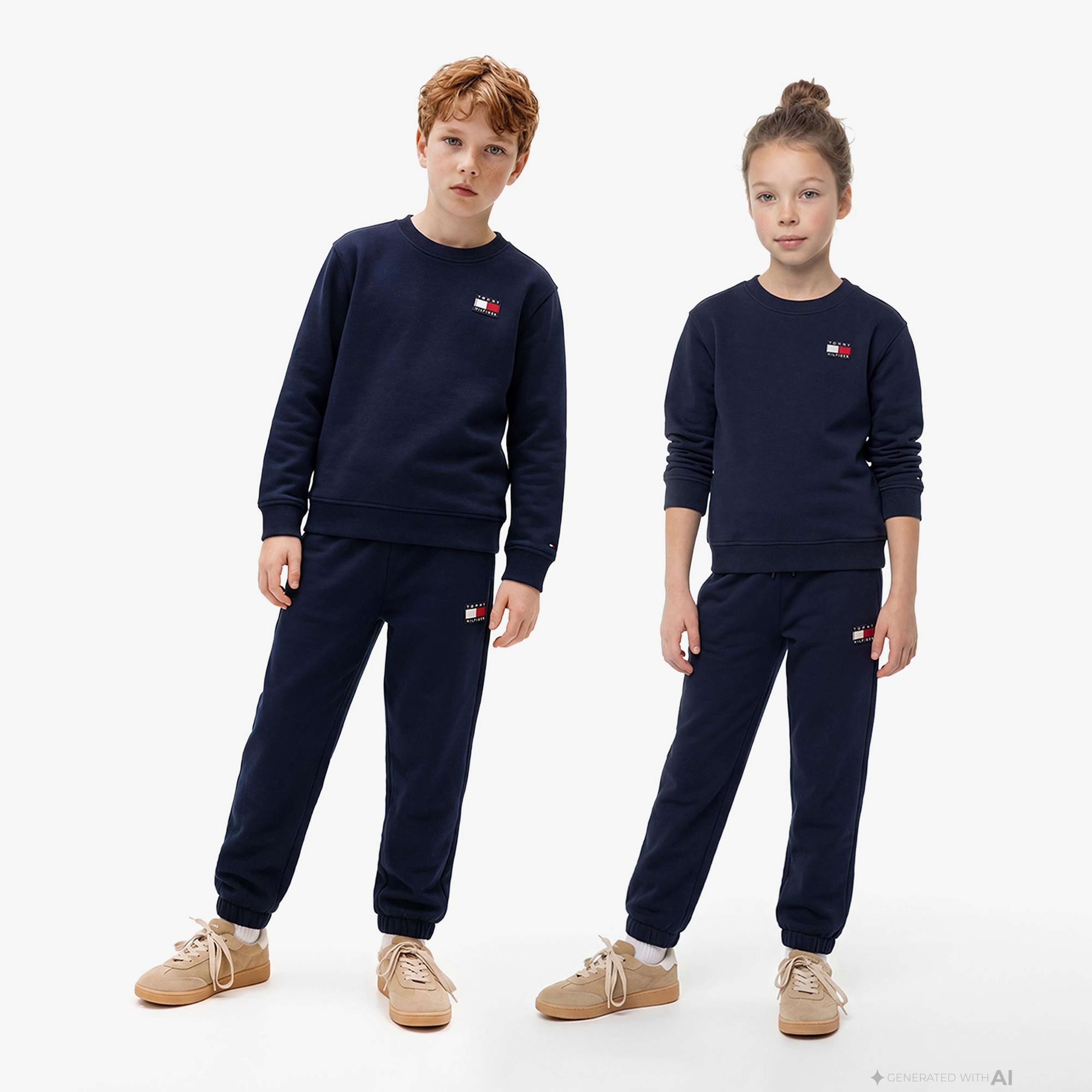 Tommy Hilfiger Heritage Çocuk Lacivert Eşofman Takımı