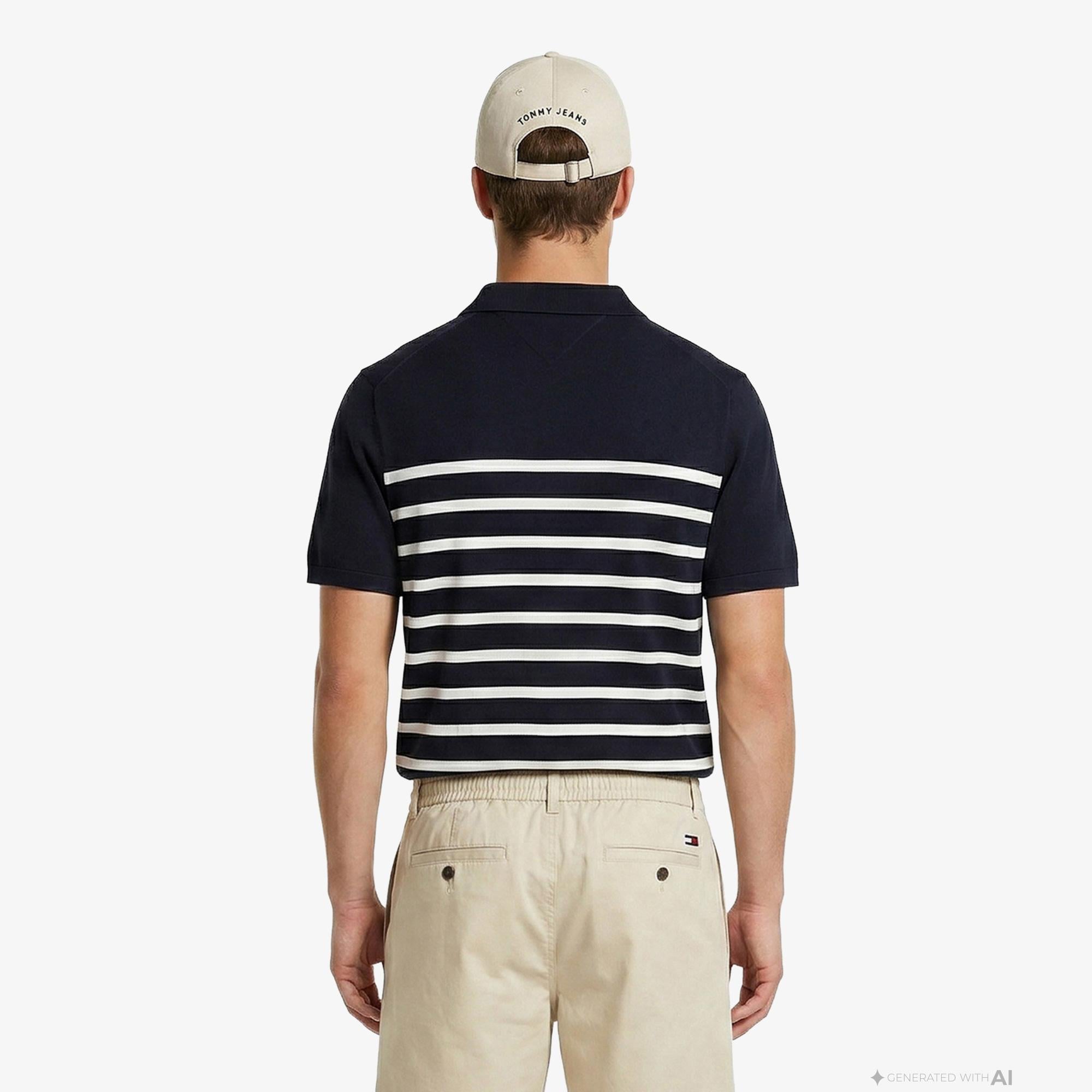 Tommy Hilfiger Core Essentials Erkek Lacivert Triko