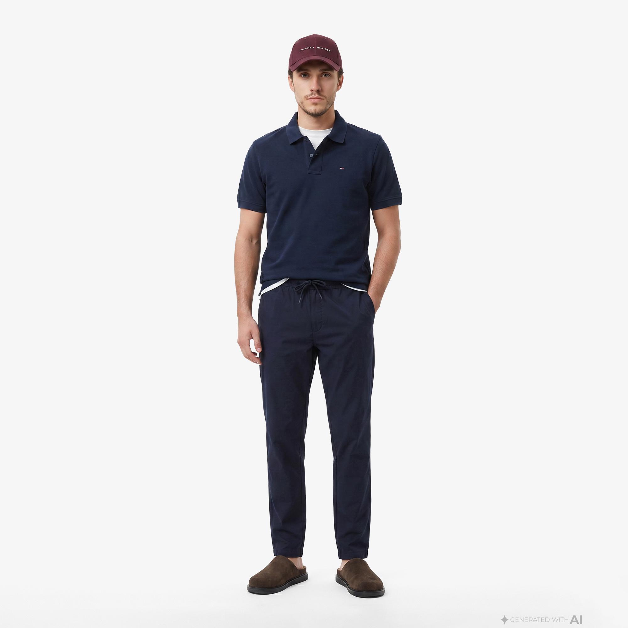 Tommy Hilfiger Seasonal Quality Erkek Lacivert Pantolon