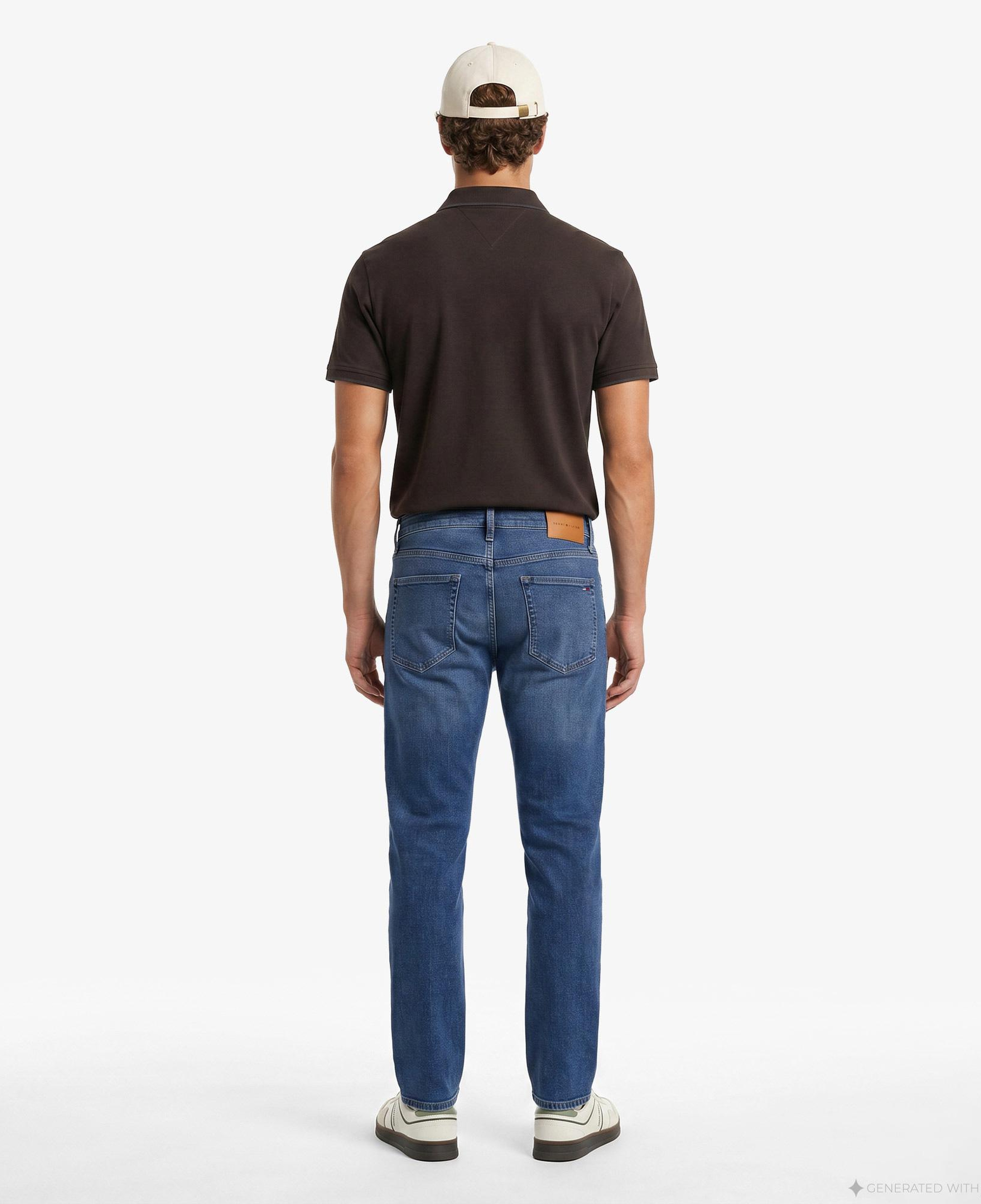 Tommy Hilfiger Denim Erkek Mavi Jean