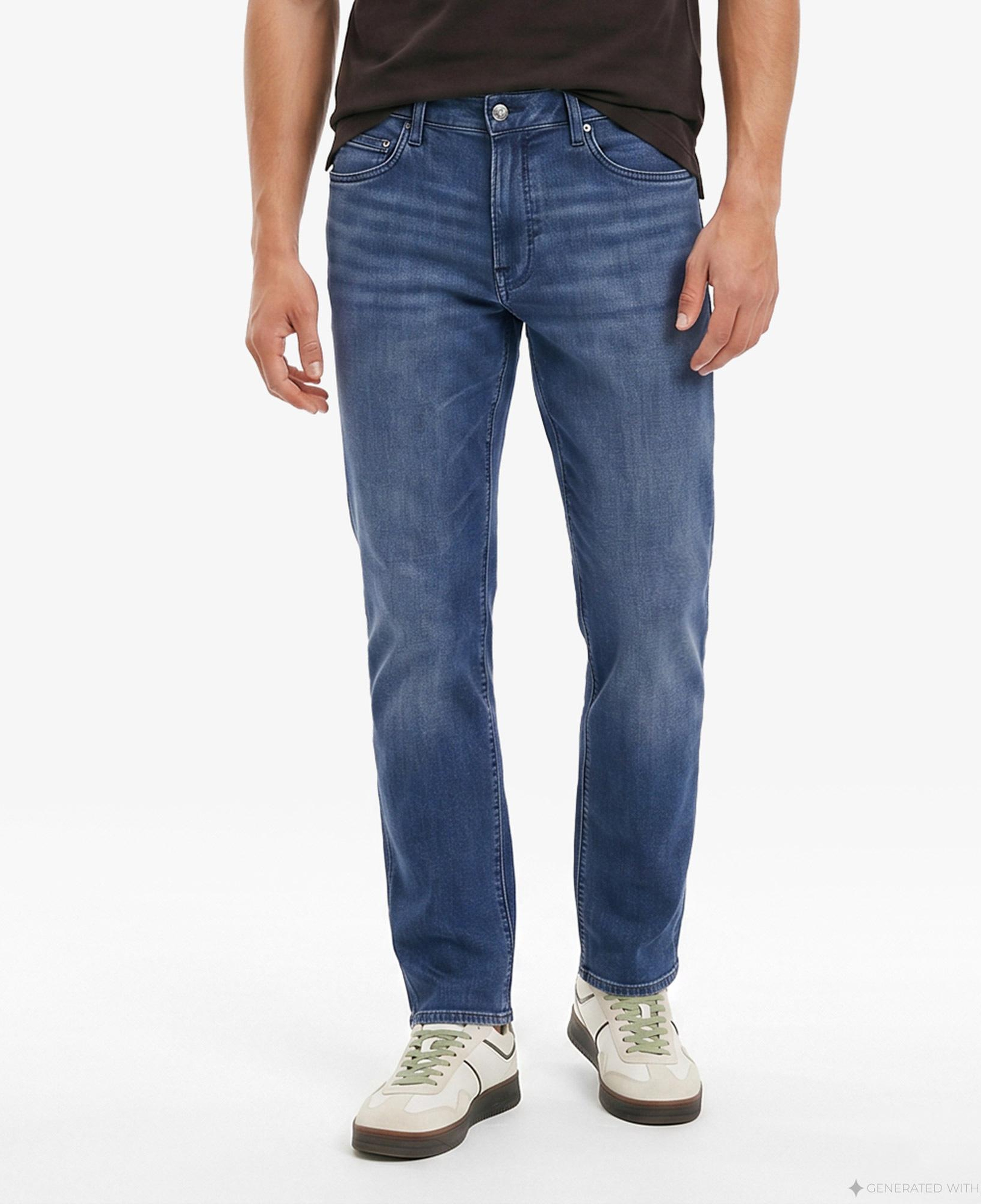 Tommy Hilfiger Denim Erkek Mavi Jean