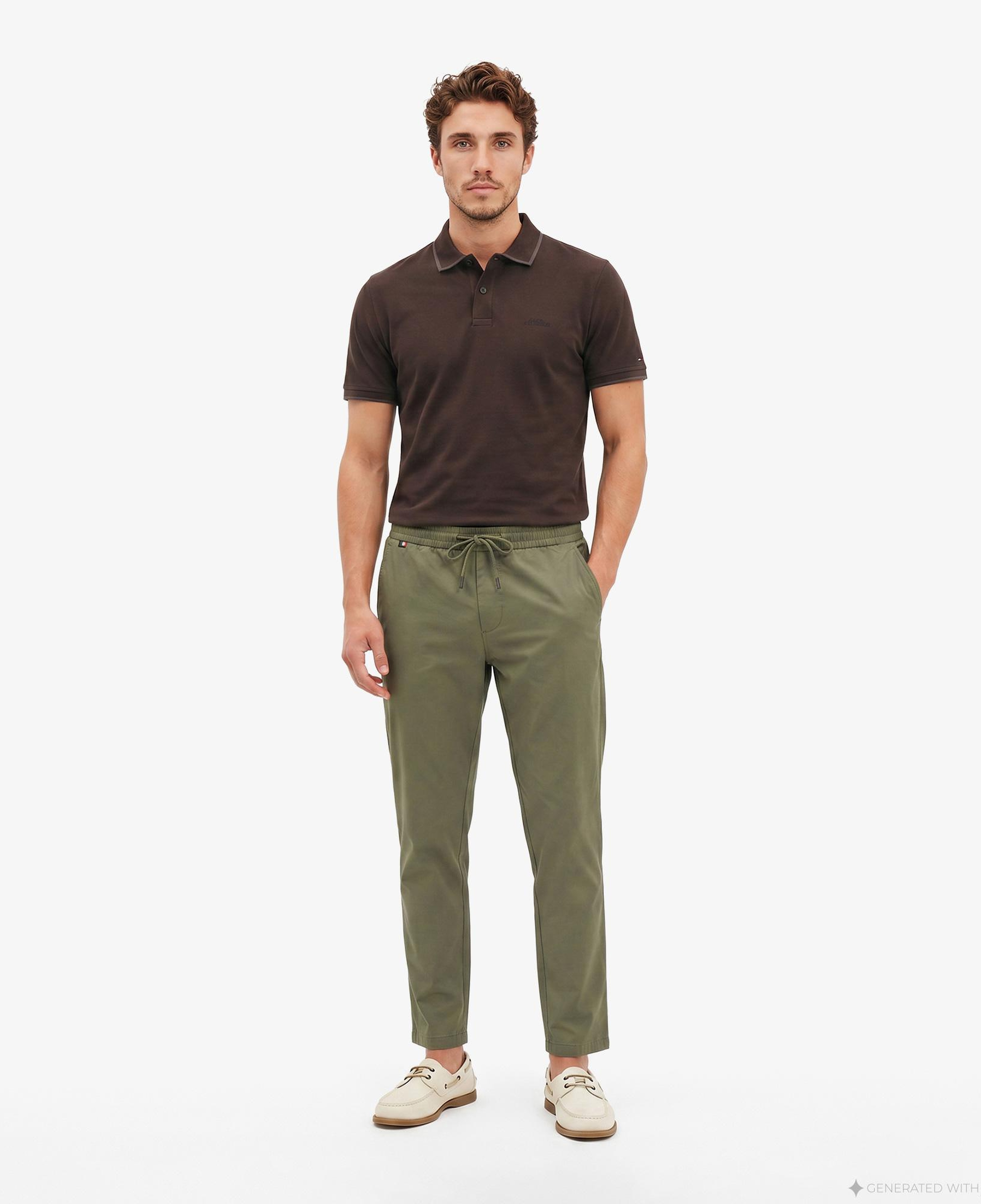 Tommy Hilfiger Seasonal Quality Erkek Yeşil Pantolon