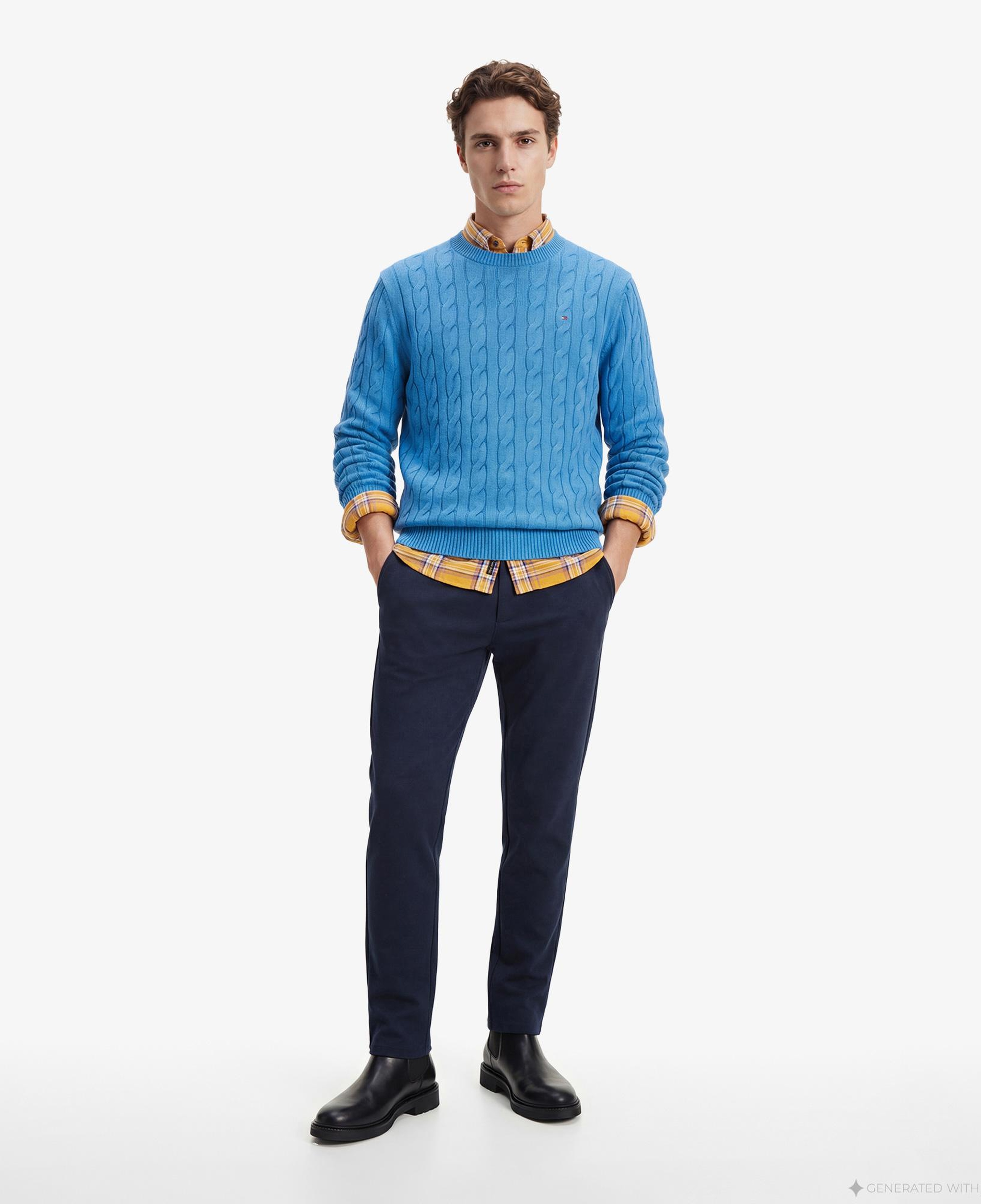 Tommy Hilfiger Seasonal Quality Erkek Lacivert Pantolon