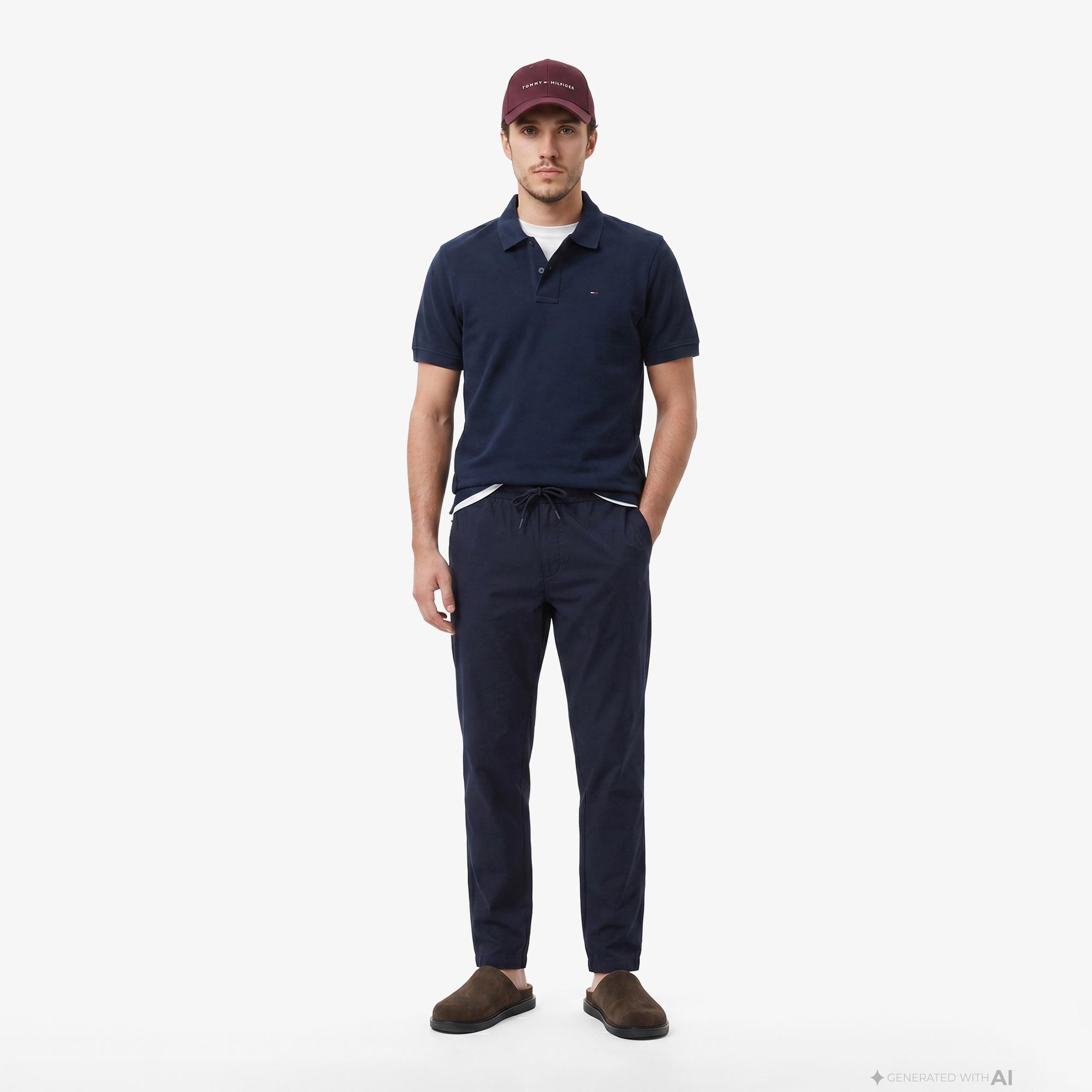 Tommy Hilfiger Seasonal Quality Erkek Lacivert Pantolon