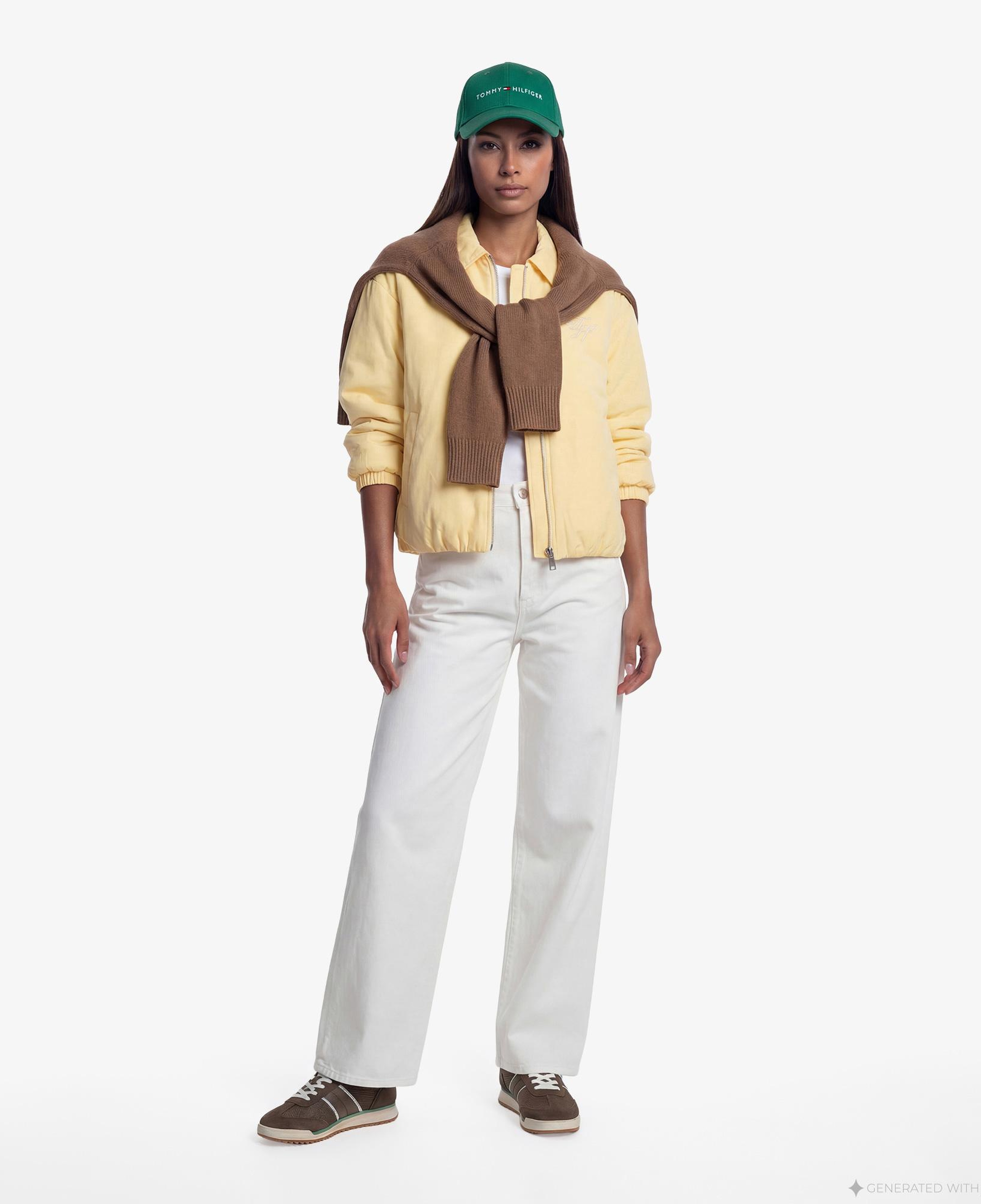 Tommy Hilfiger Padded Kadın Sarı Ceket