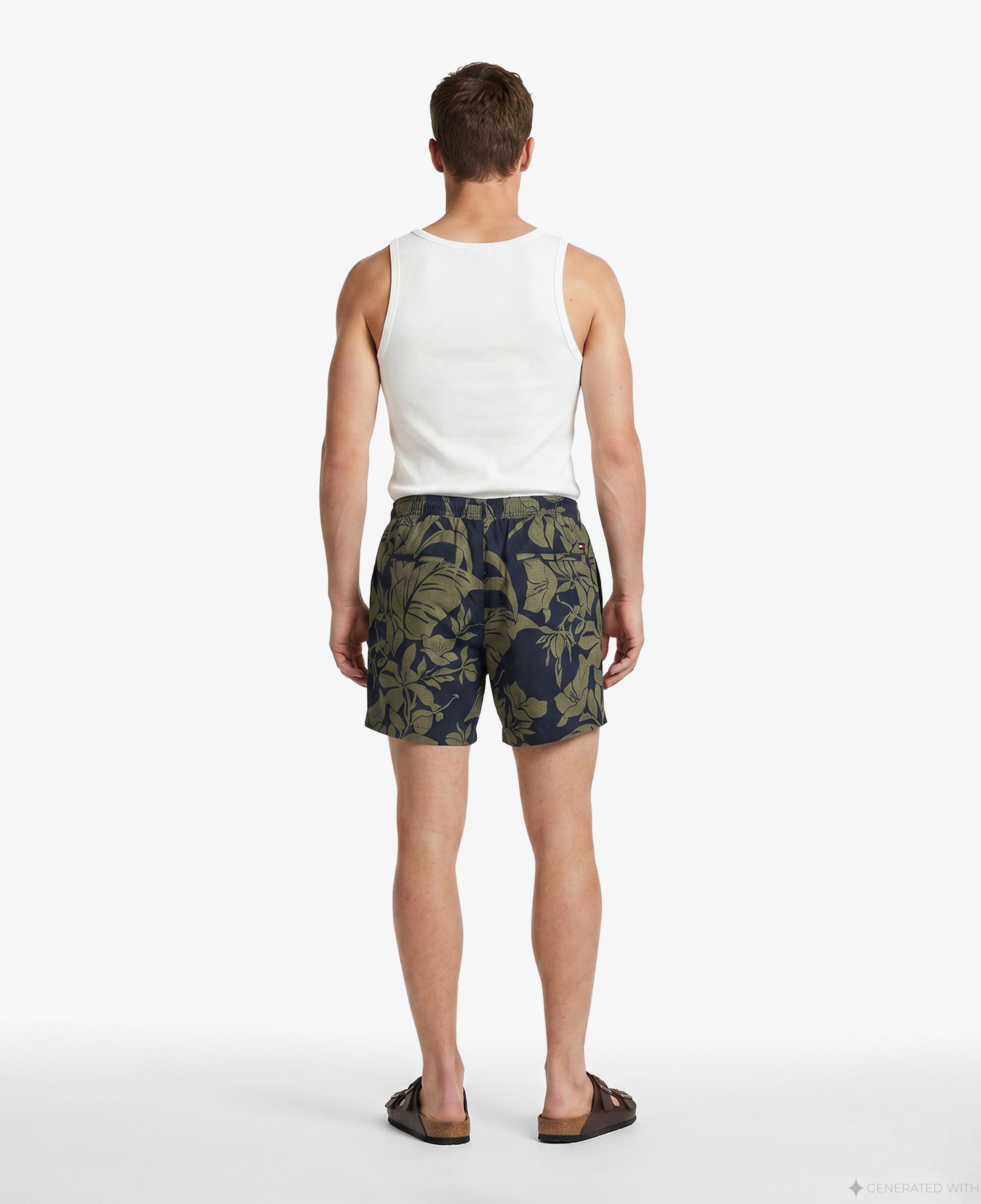 Tommy Hilfiger Seasonal Quality Erkek Lacivert Keten Şort