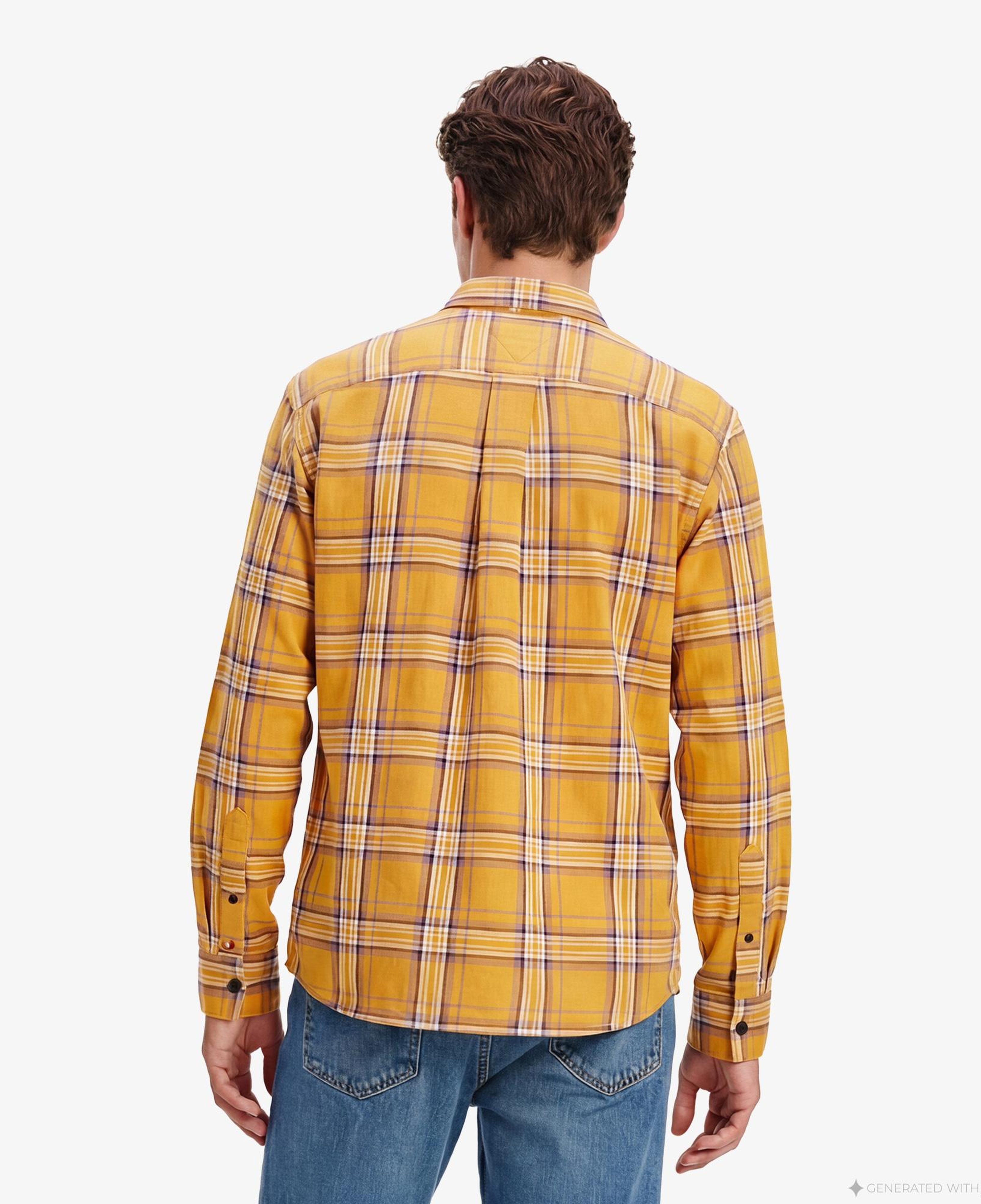 Tommy Hilfiger Layering Shirt Erkek Sarı Gömlek