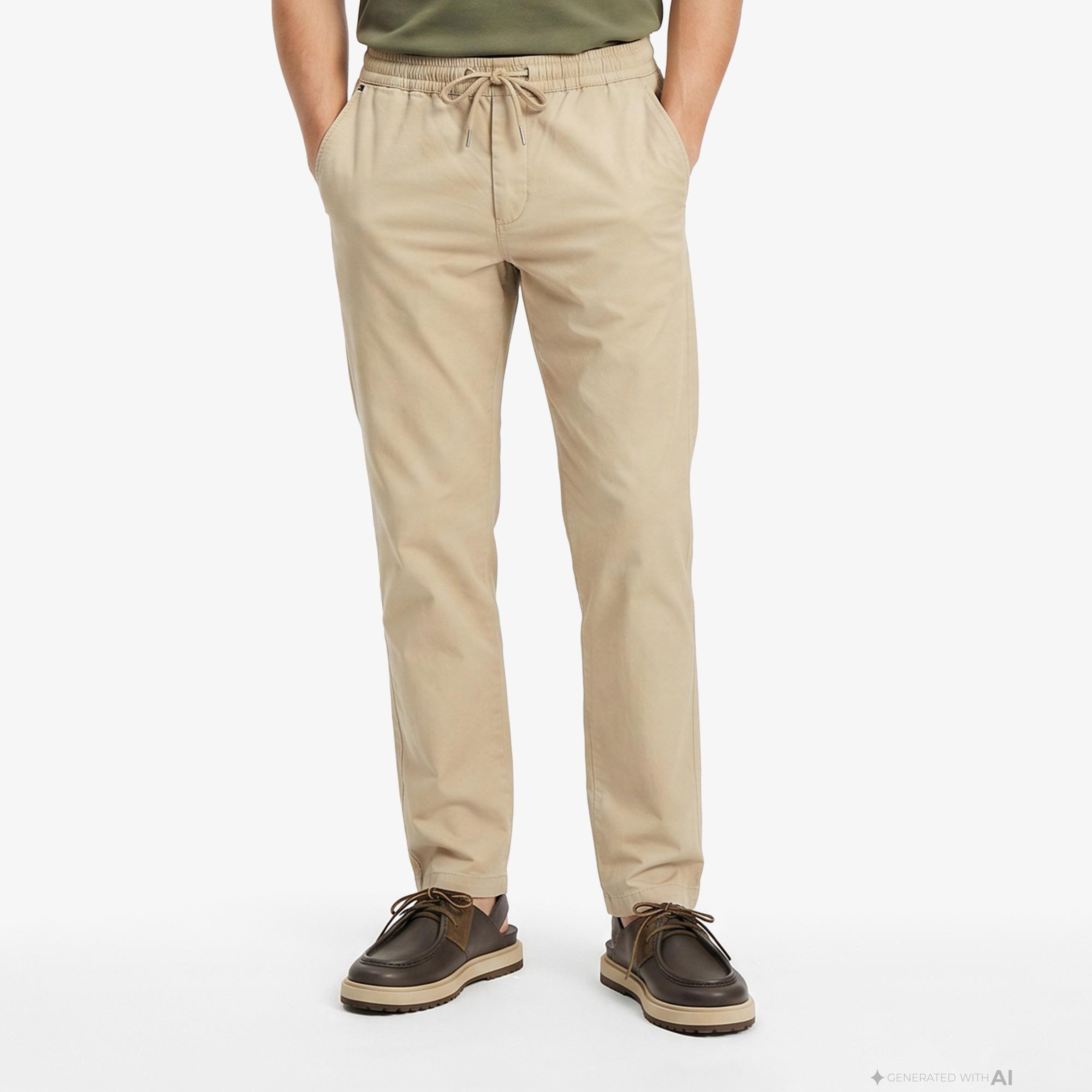 Tommy Hilfiger Seasonal Quality Erkek Haki Pantolon