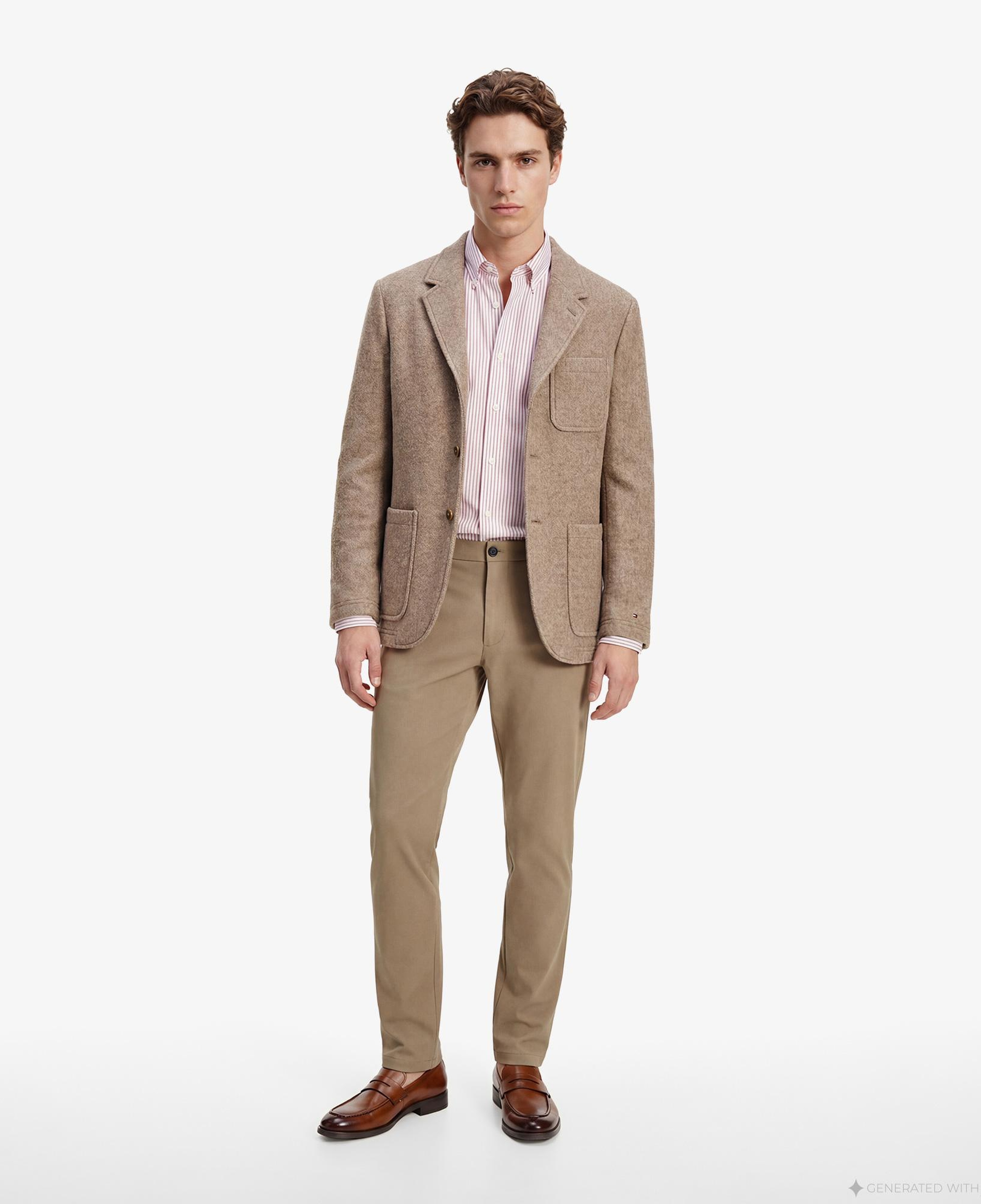 Tommy Hilfiger Core Essentials Erkek Kırmızı Gömlek