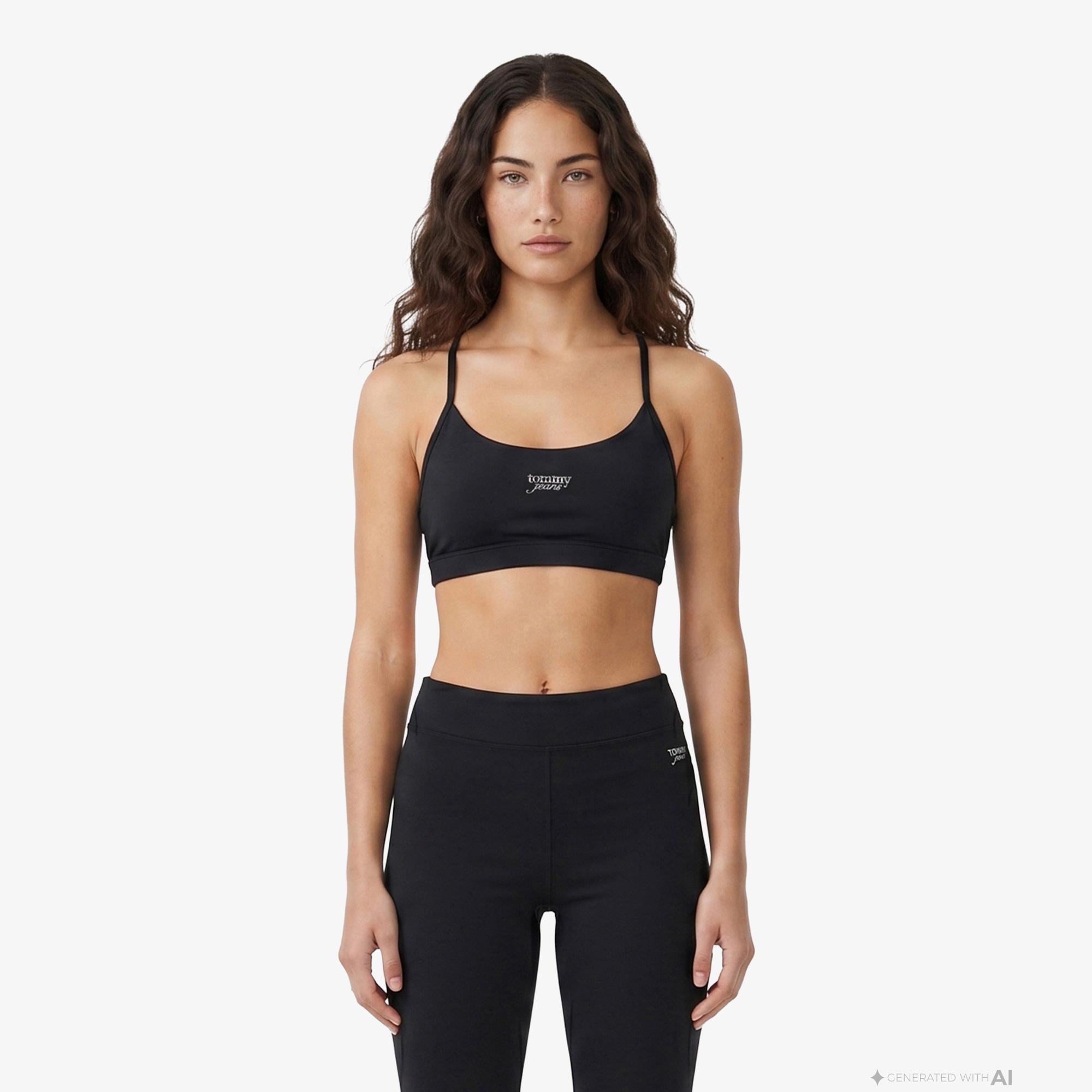 Tommy Hilfiger Body Essentials Kadın Siyah T-Shirt