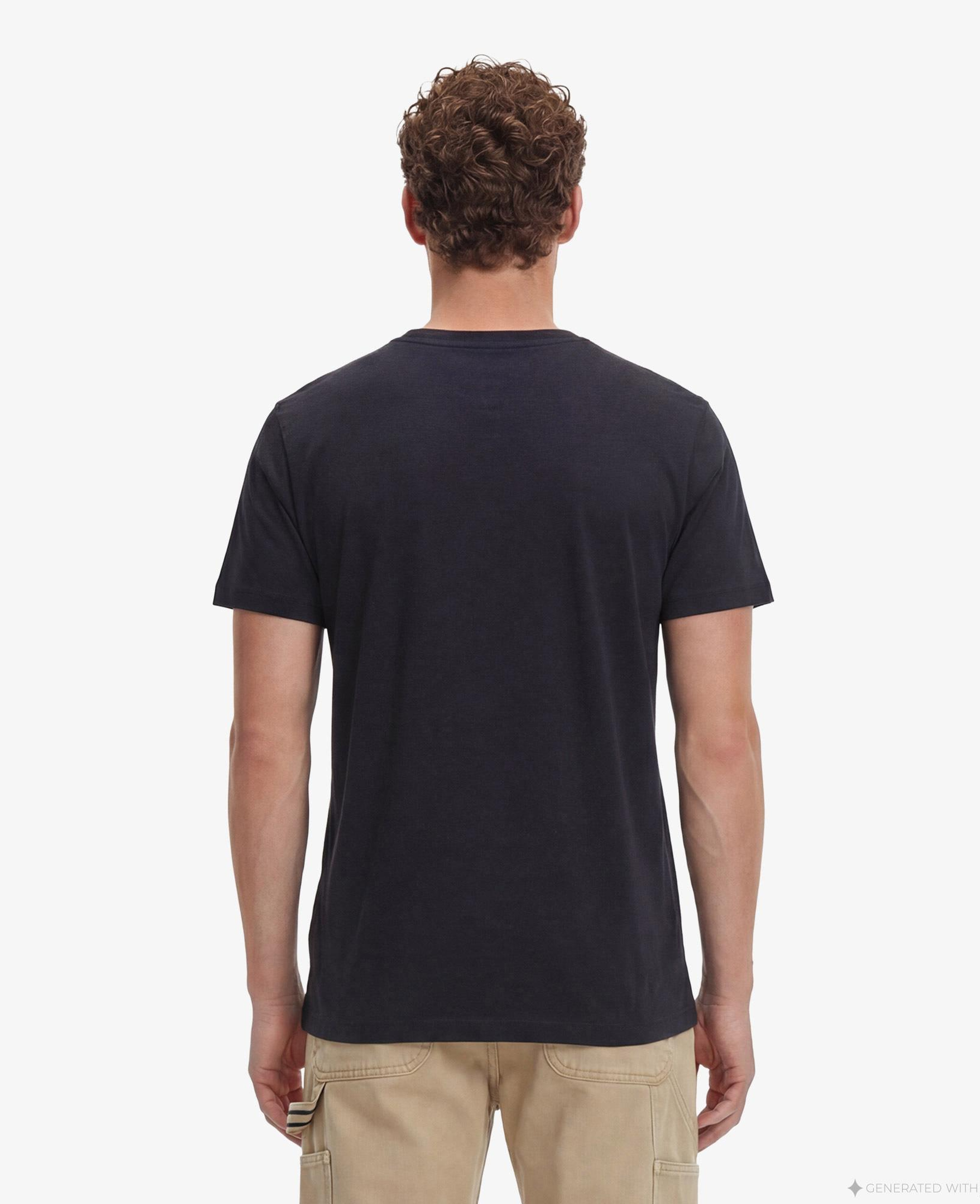 Tommy Hilfiger Brand Love Graphic Erkek Lacivert T-Shirt