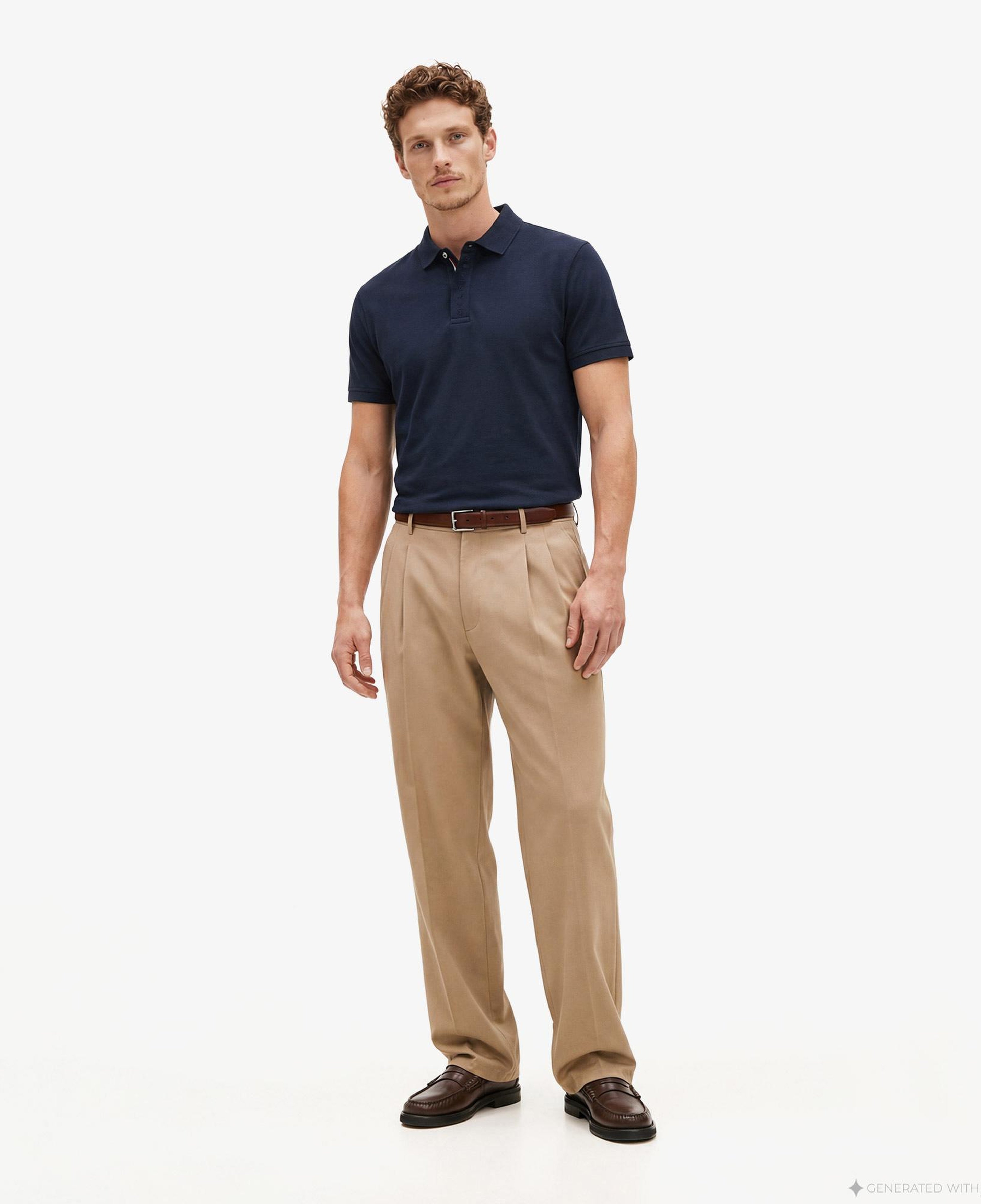 Tommy Hilfiger Seasonal Graphic Erkek Lacivert Polo Yaka T-Shirt