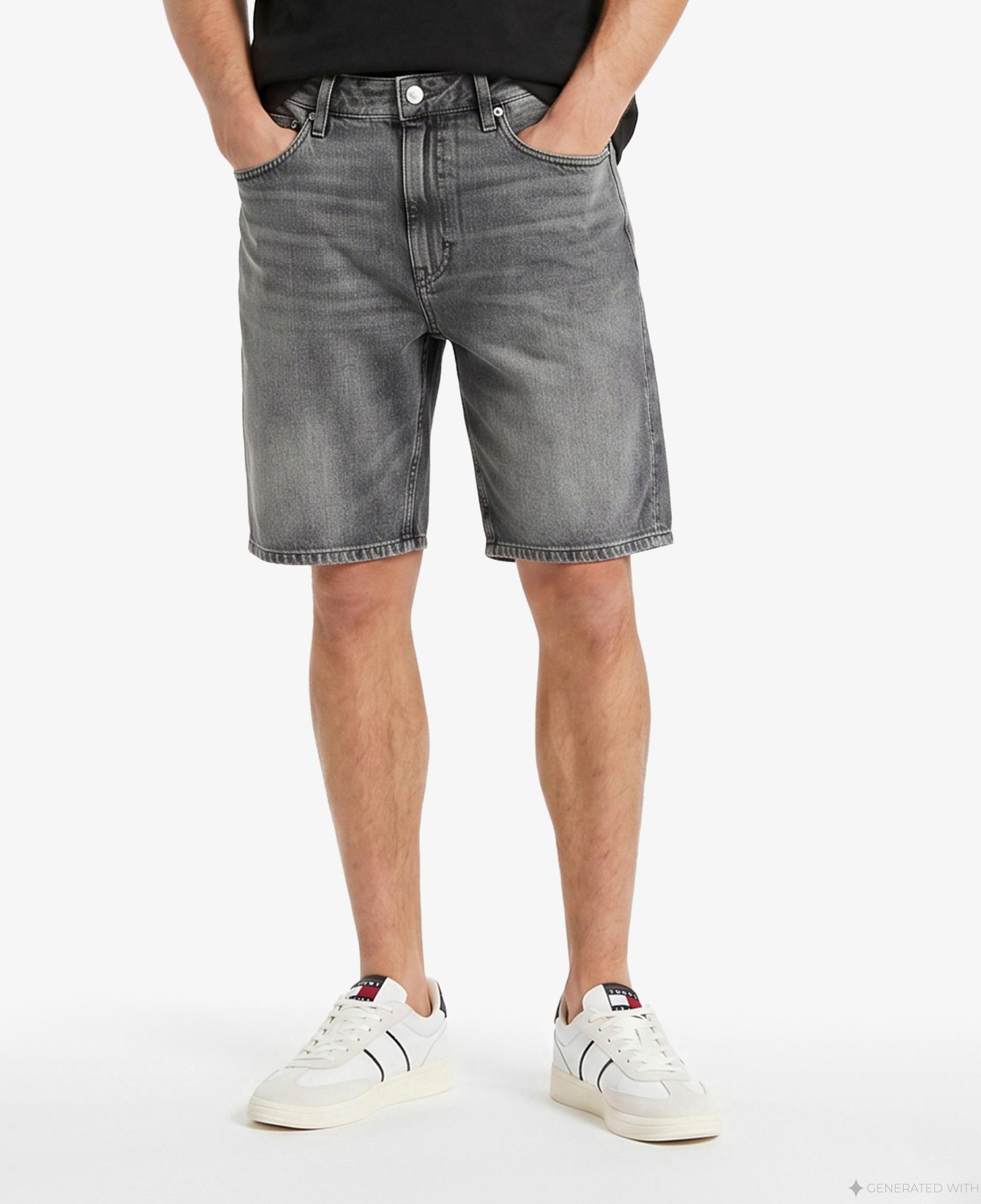 Tommy Hilfiger Lifestyle Erkek Gri Şort