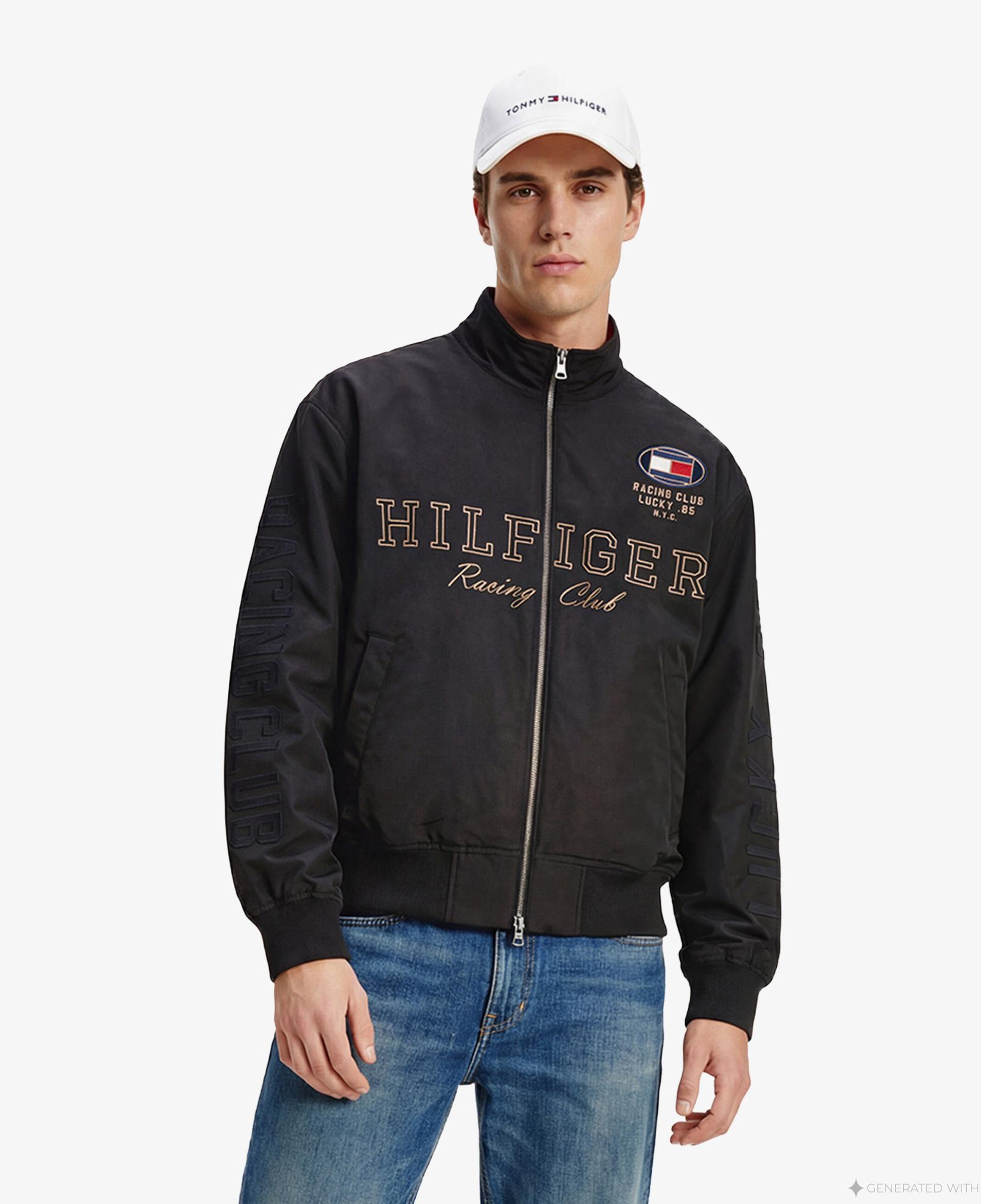 Tommy Hilfiger Moto Pack Erkek Siyah Ceket