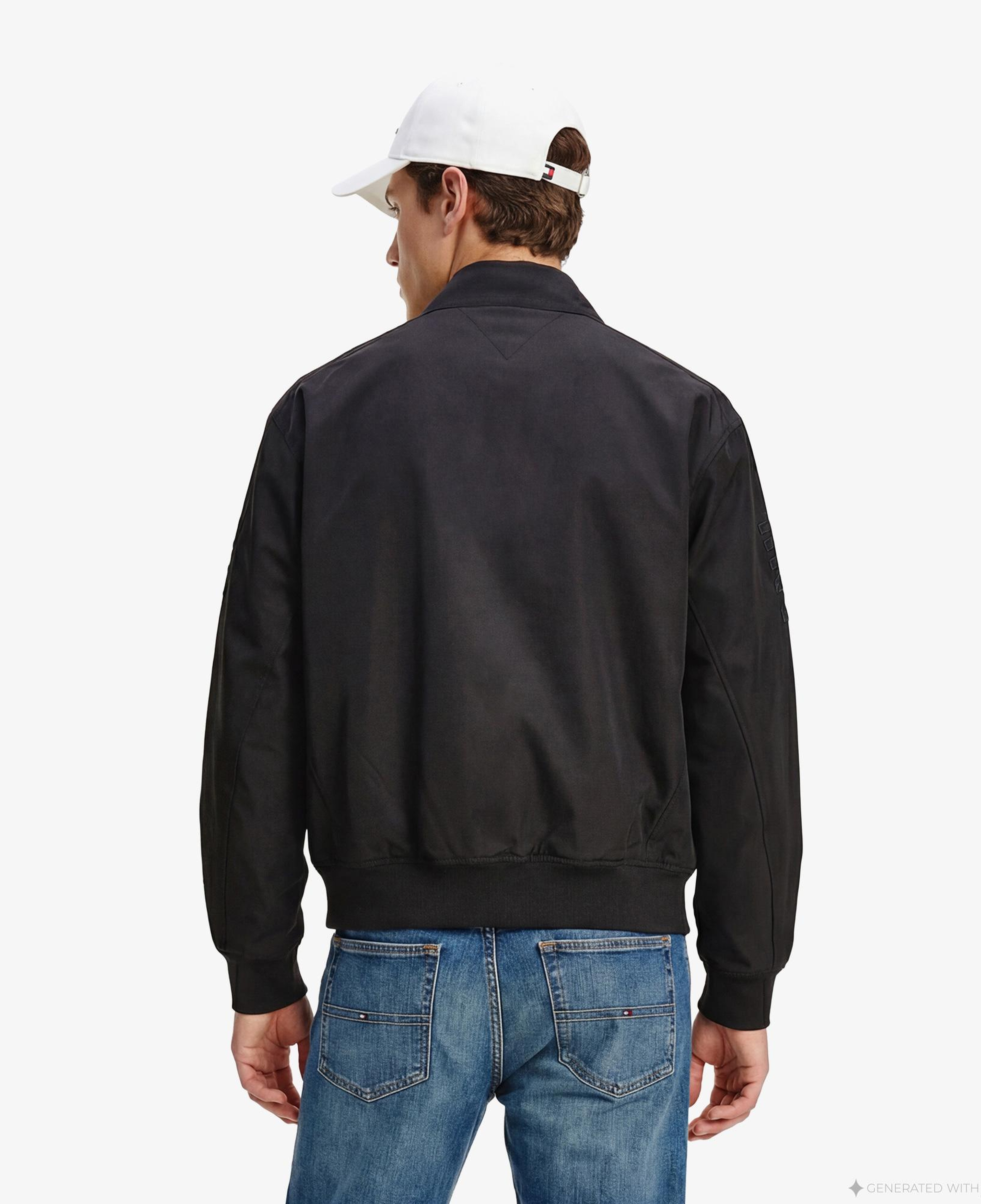 Tommy Hilfiger Moto Pack Erkek Siyah Ceket