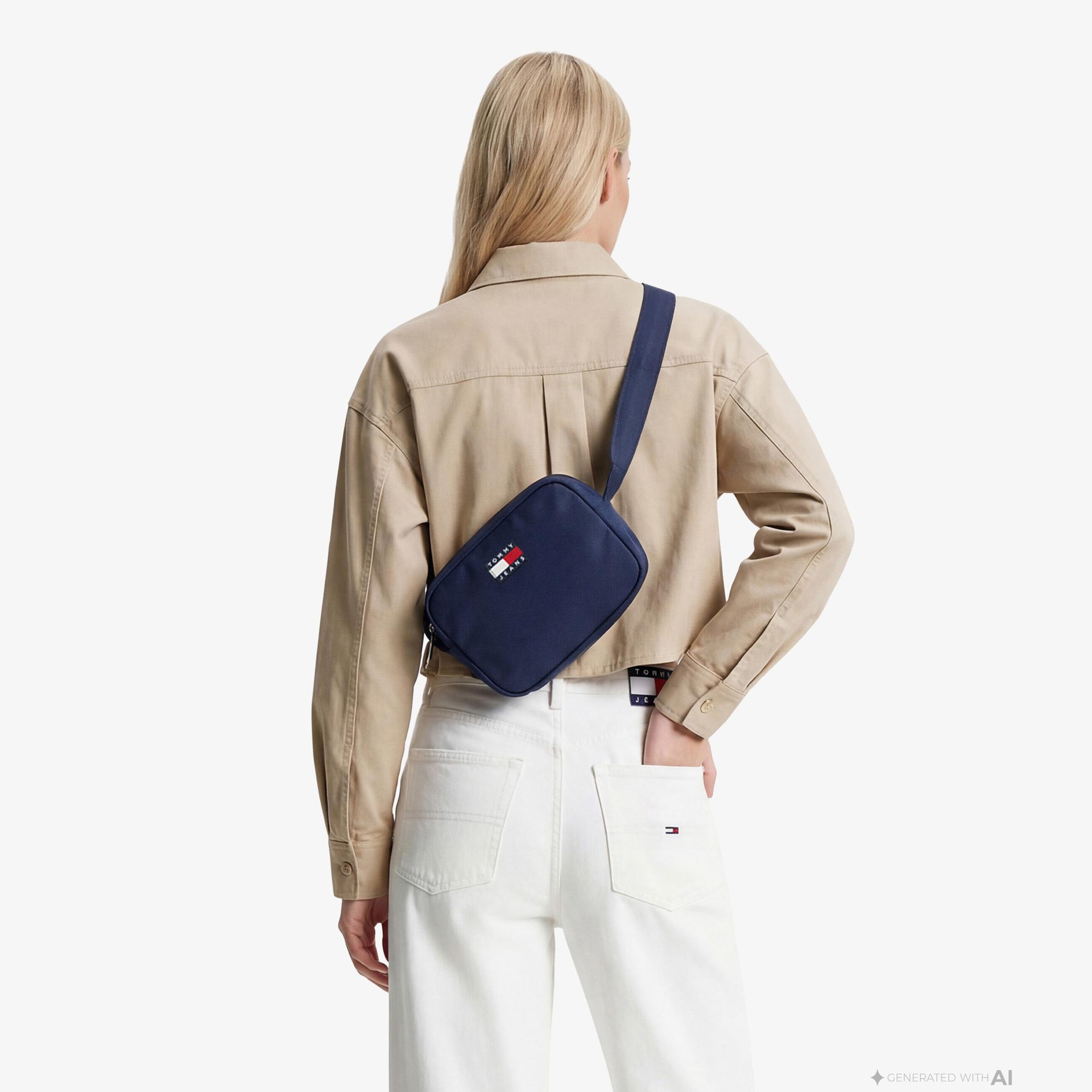 Tommy Hilfiger Modern Prep Kadın Bej Gömlek