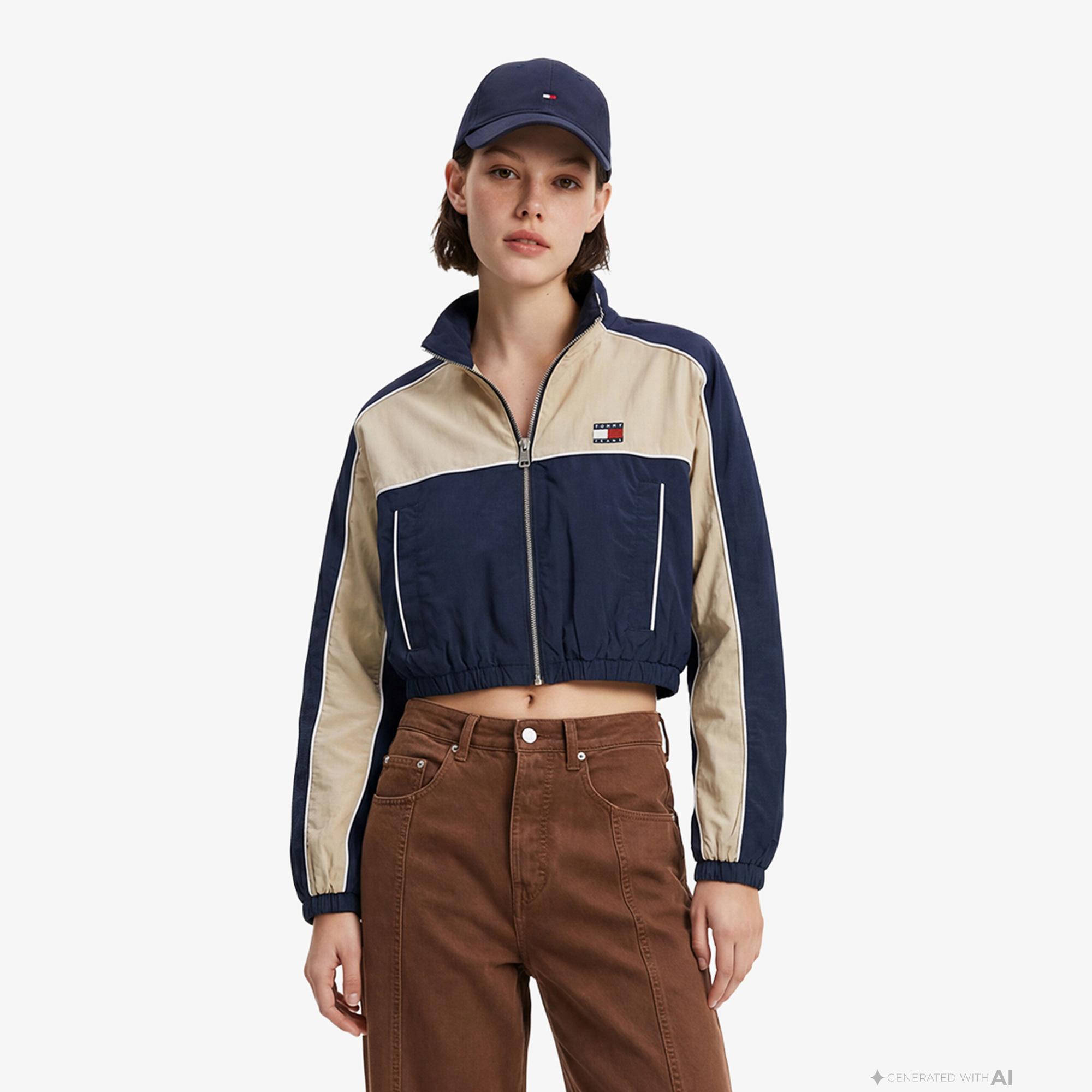 Tommy Hilfiger Badge Kadın Lacivert Ceket