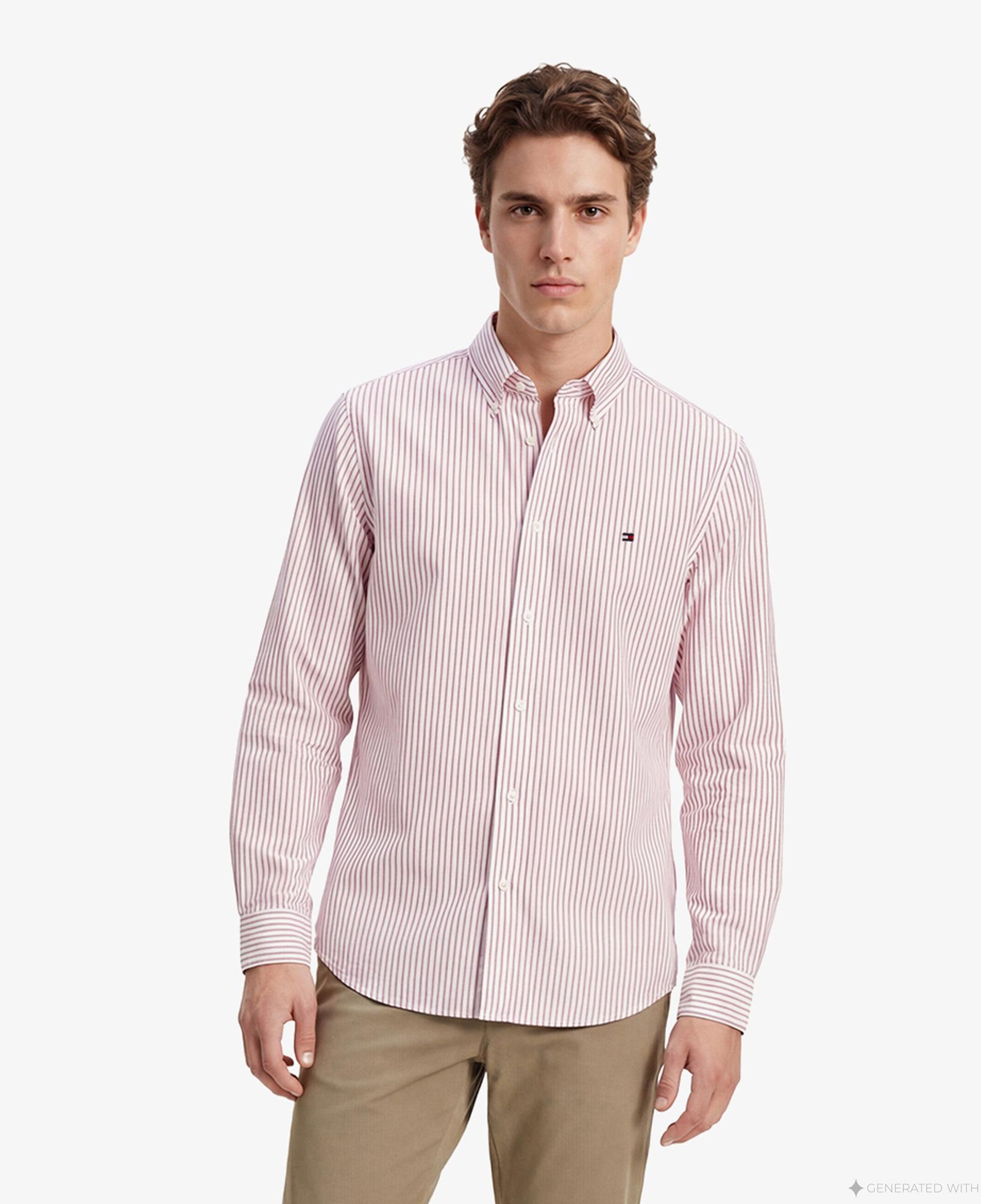 Tommy Hilfiger Core Essentials Erkek Kırmızı Gömlek
