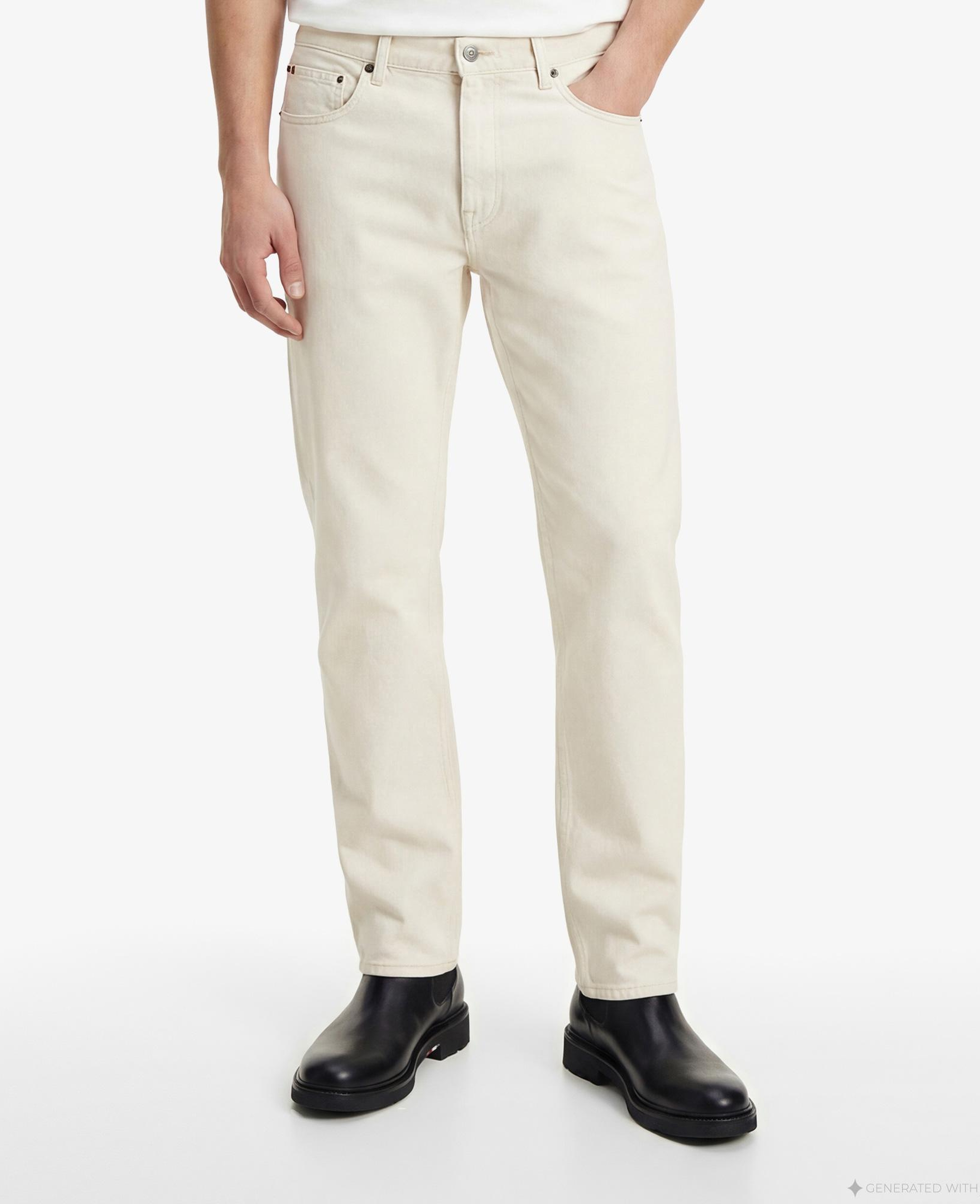 Tommy Hilfiger Denim Mainline Erkek Beyaz Jean