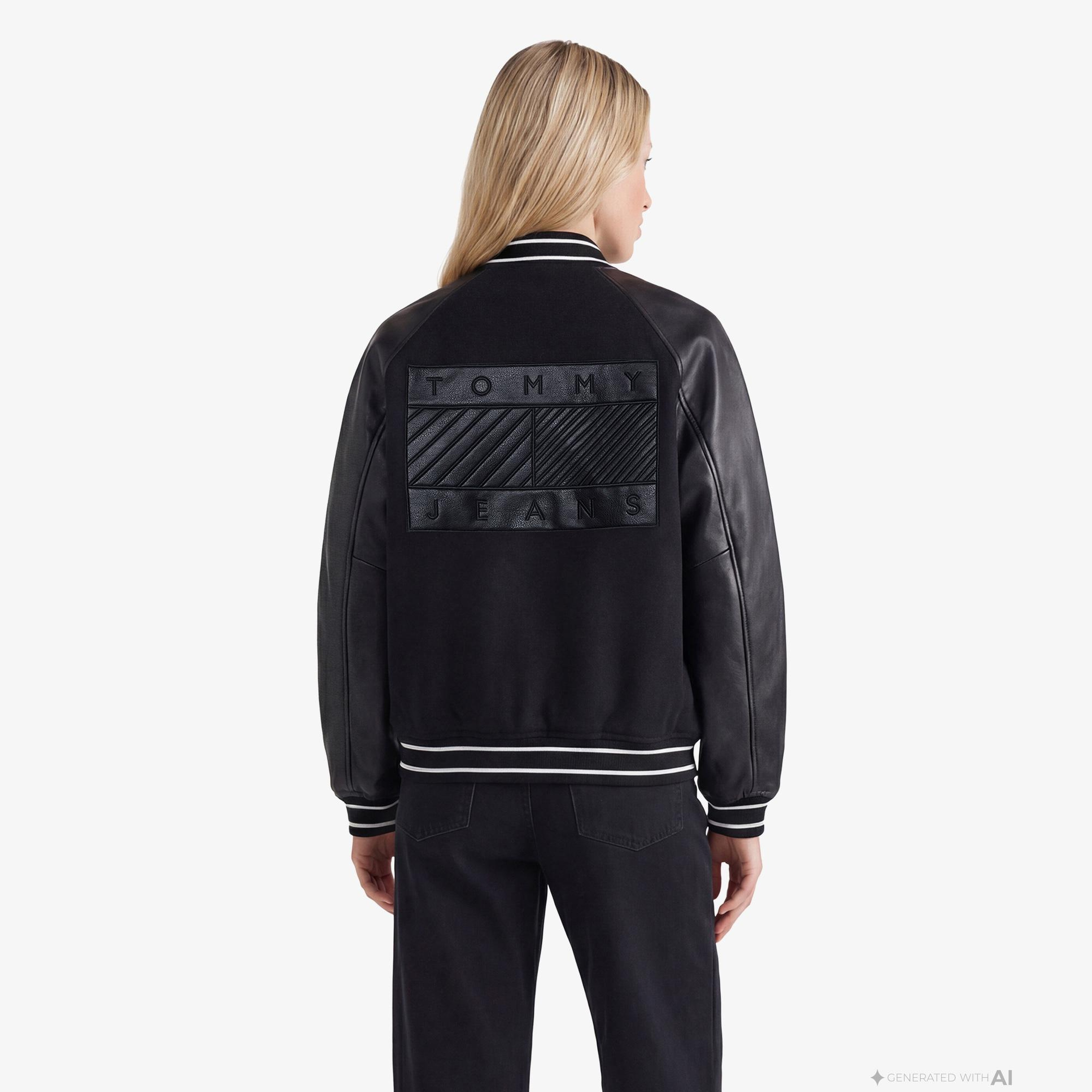 Tommy Hilfiger D3 Kadın Siyah Ceket