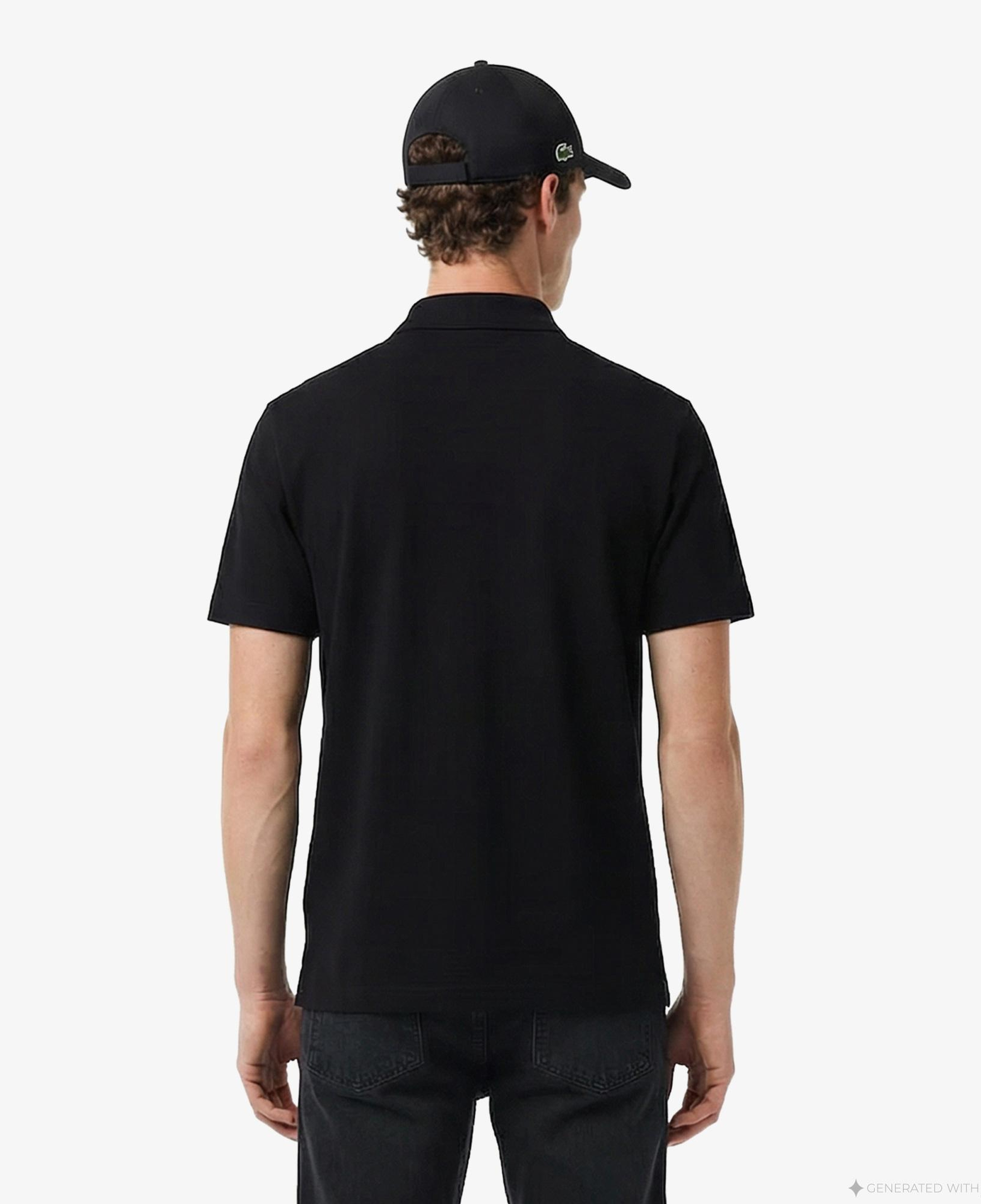 Erkek Regular Fit Siyah Polo