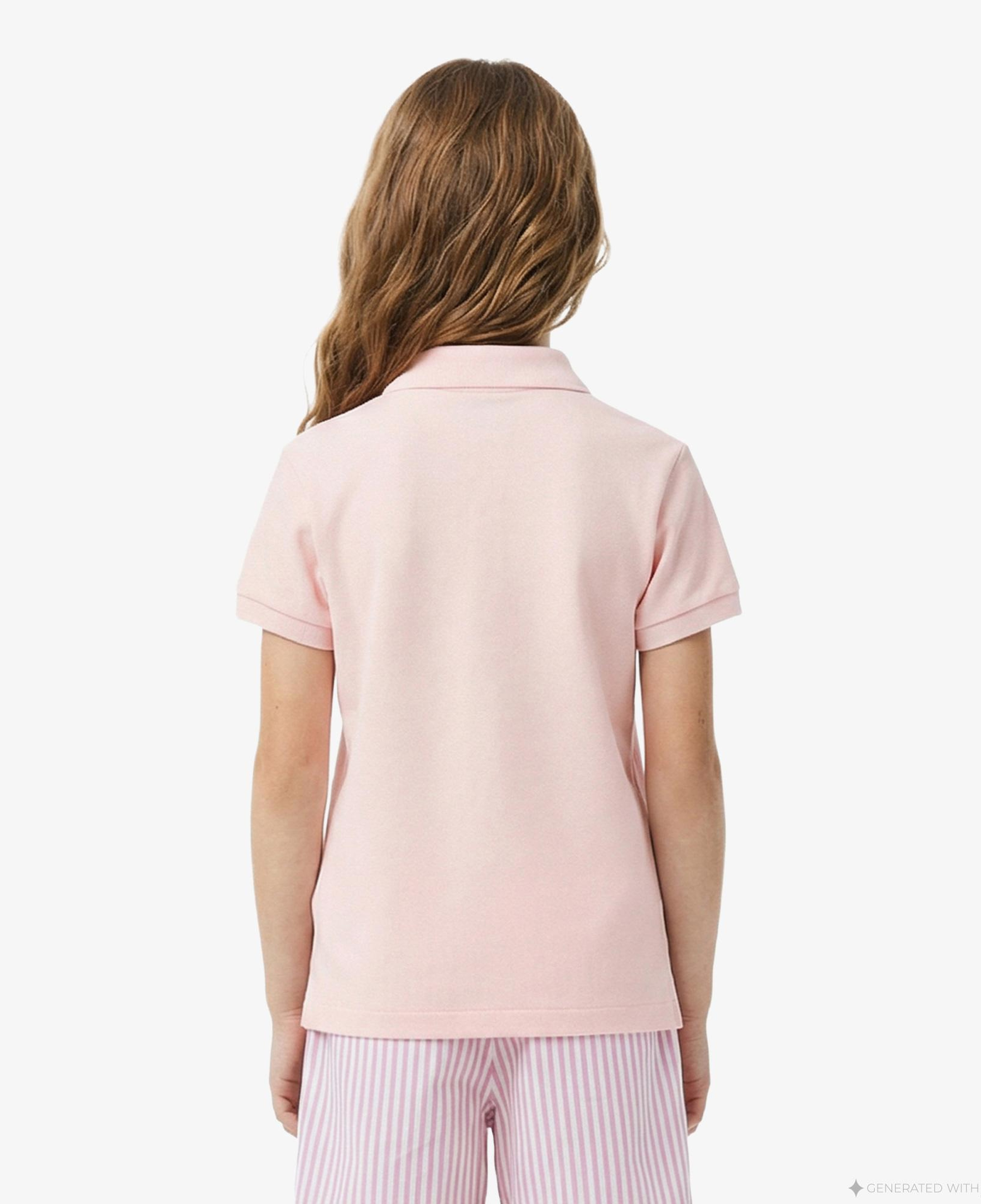 Lacoste Çocuk Regular Fit Açık Pembe Polo
