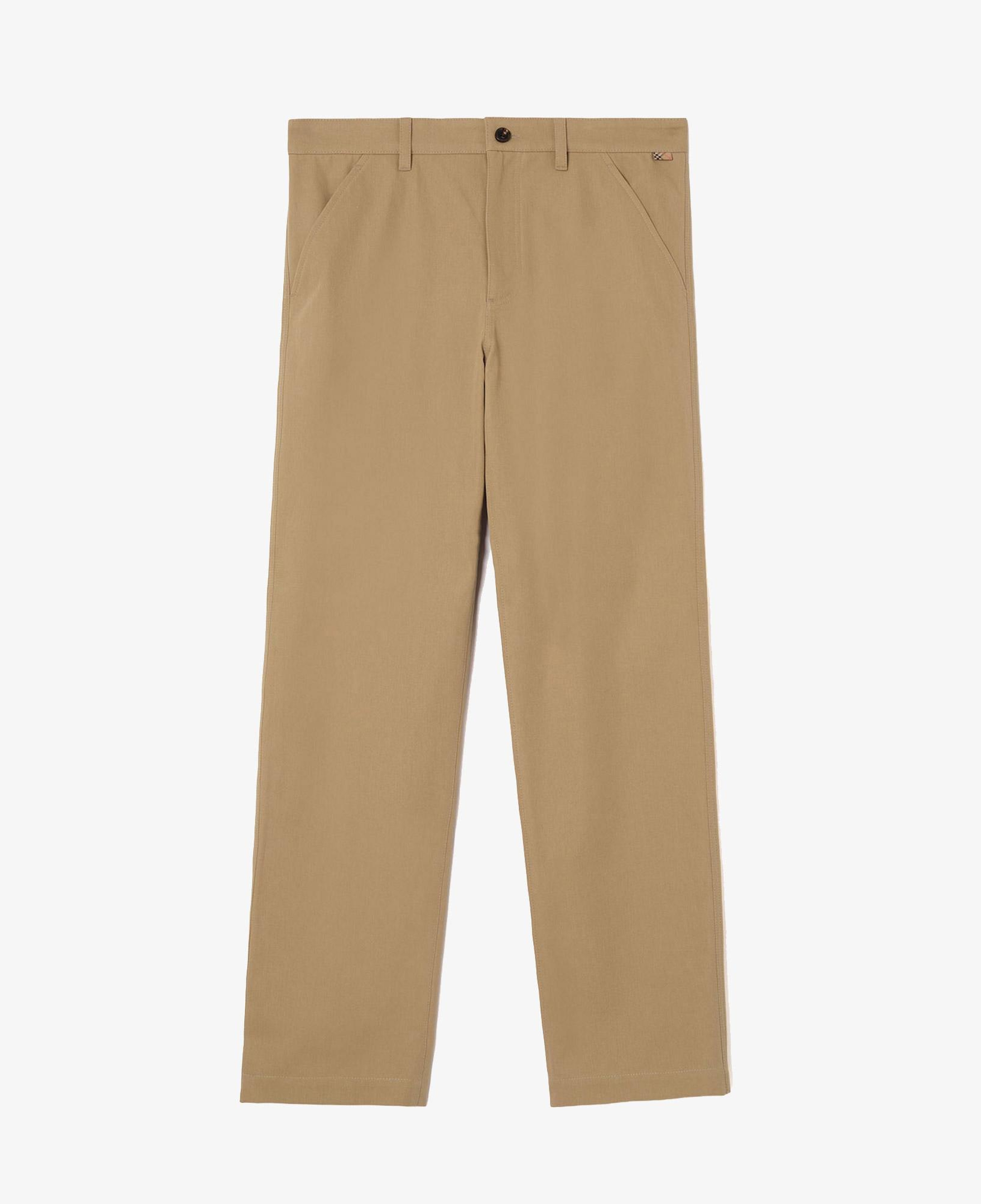 Burberry Cotton Twill Chinos Erkek Bej Pantolon