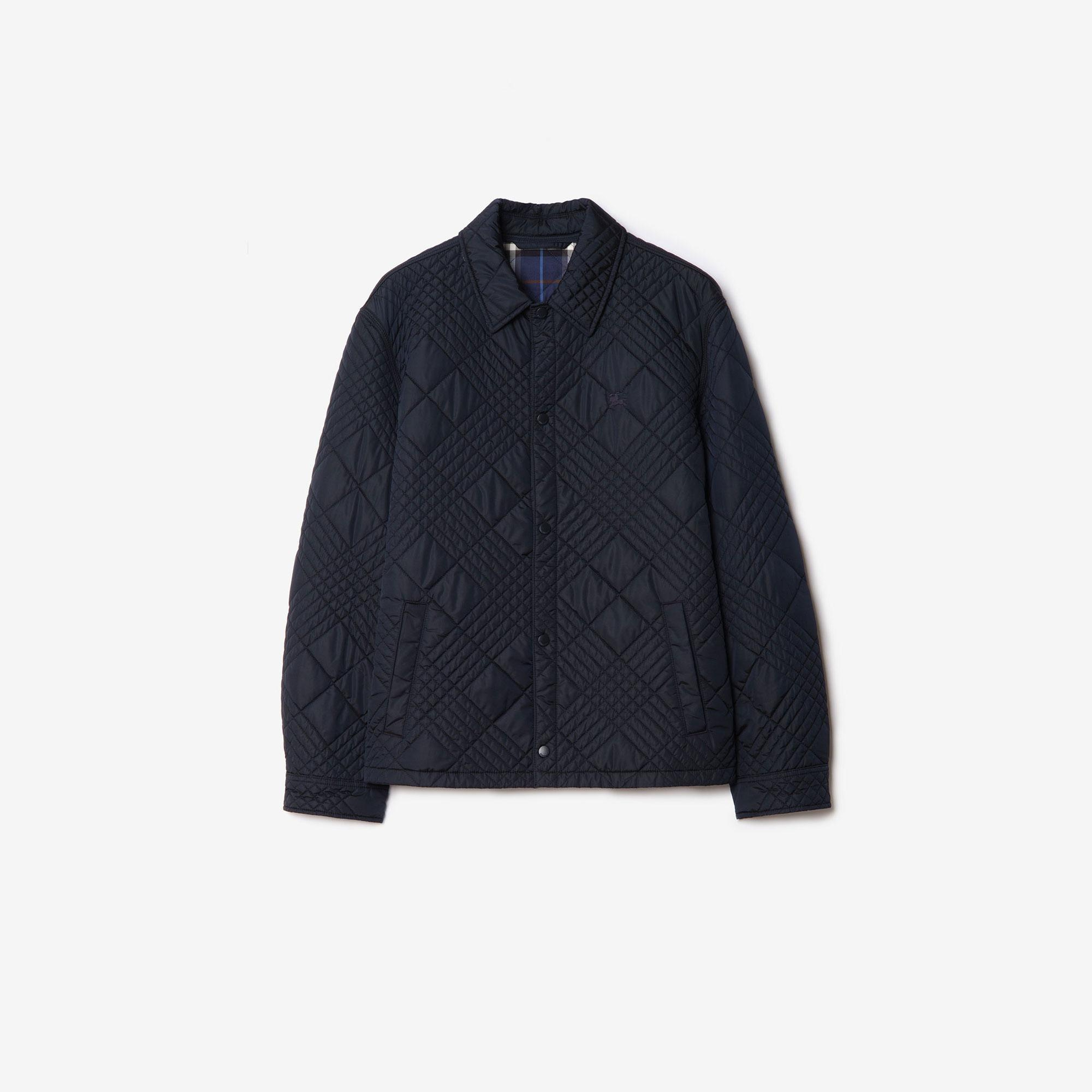 Burberry Erkek Lacivert Mont