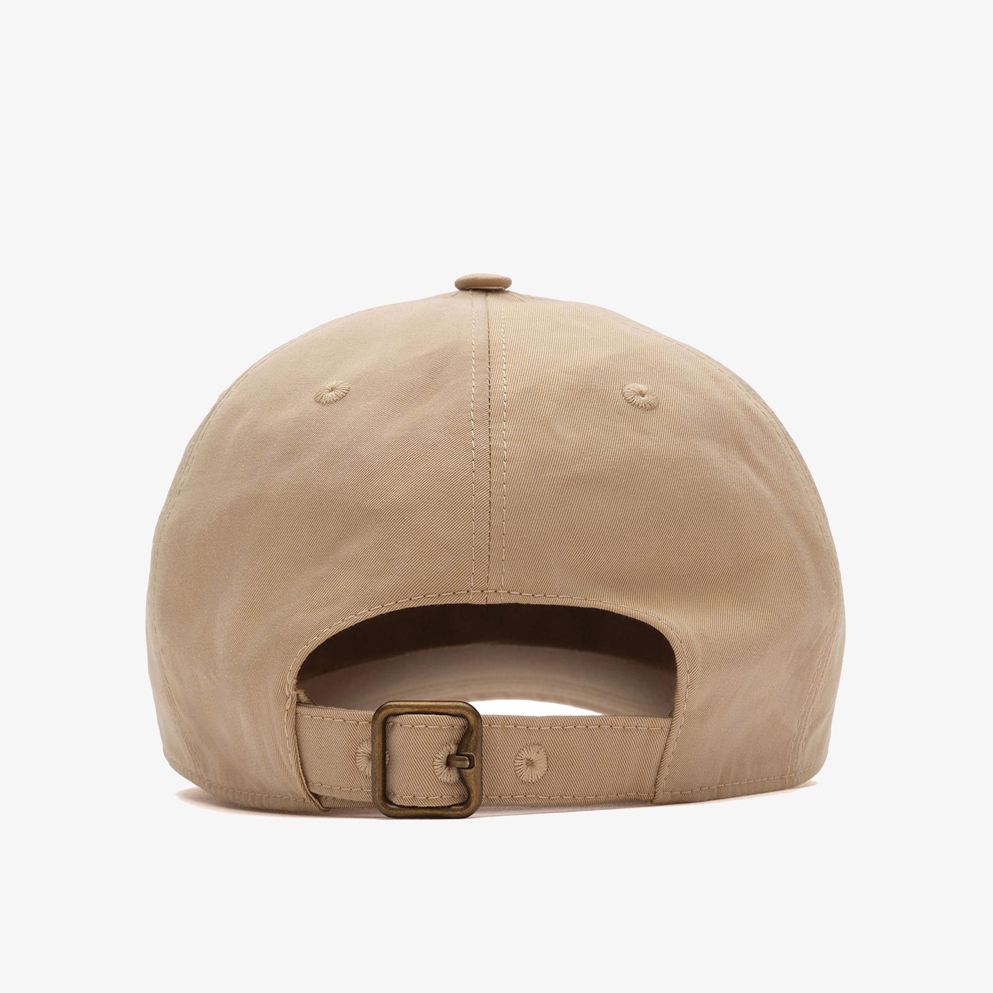 Burberry Logo Gabardine Baseball Erkek Bej Şapka