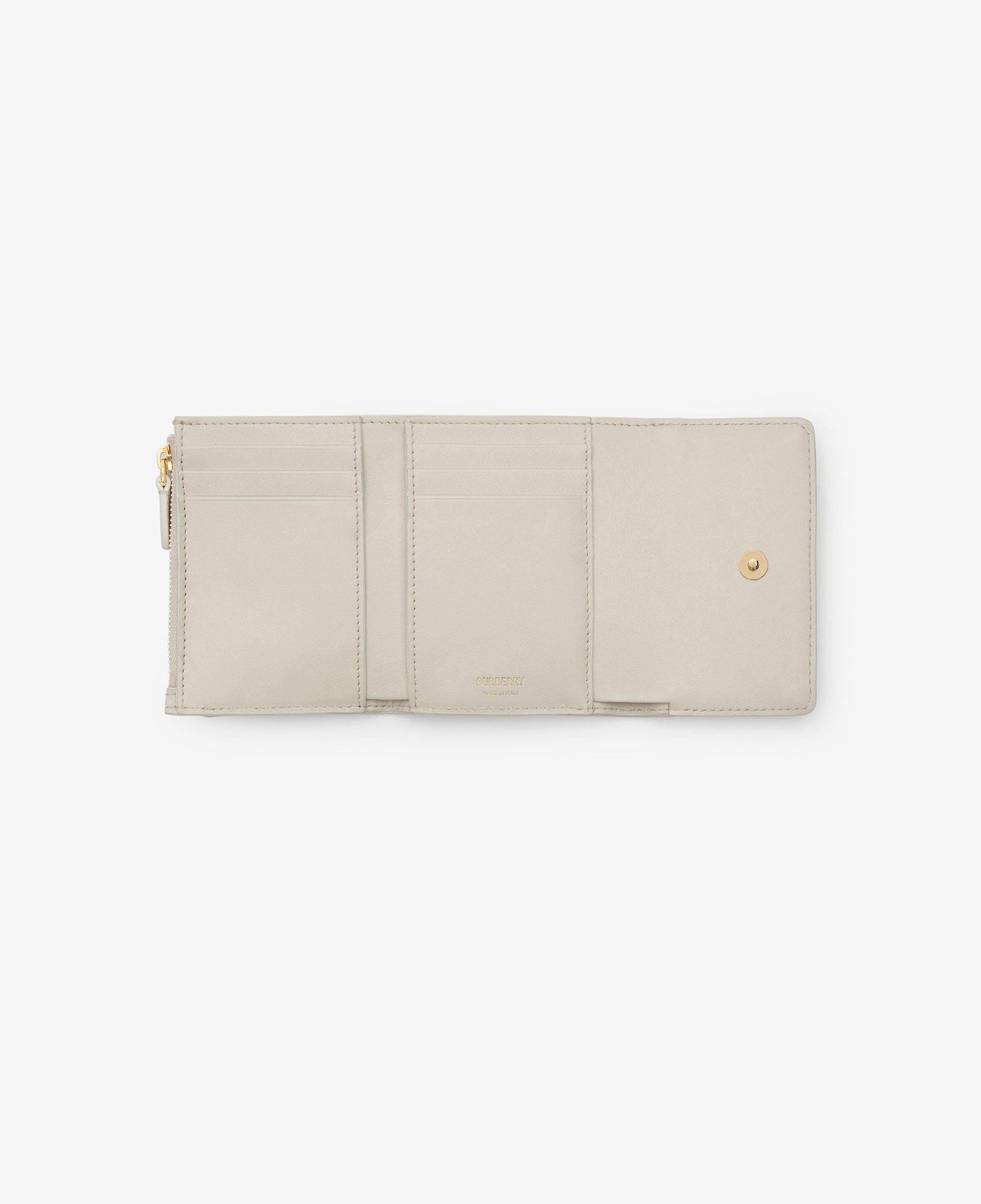 Burberry Small Check Folding Kadın Bej Cüzdan