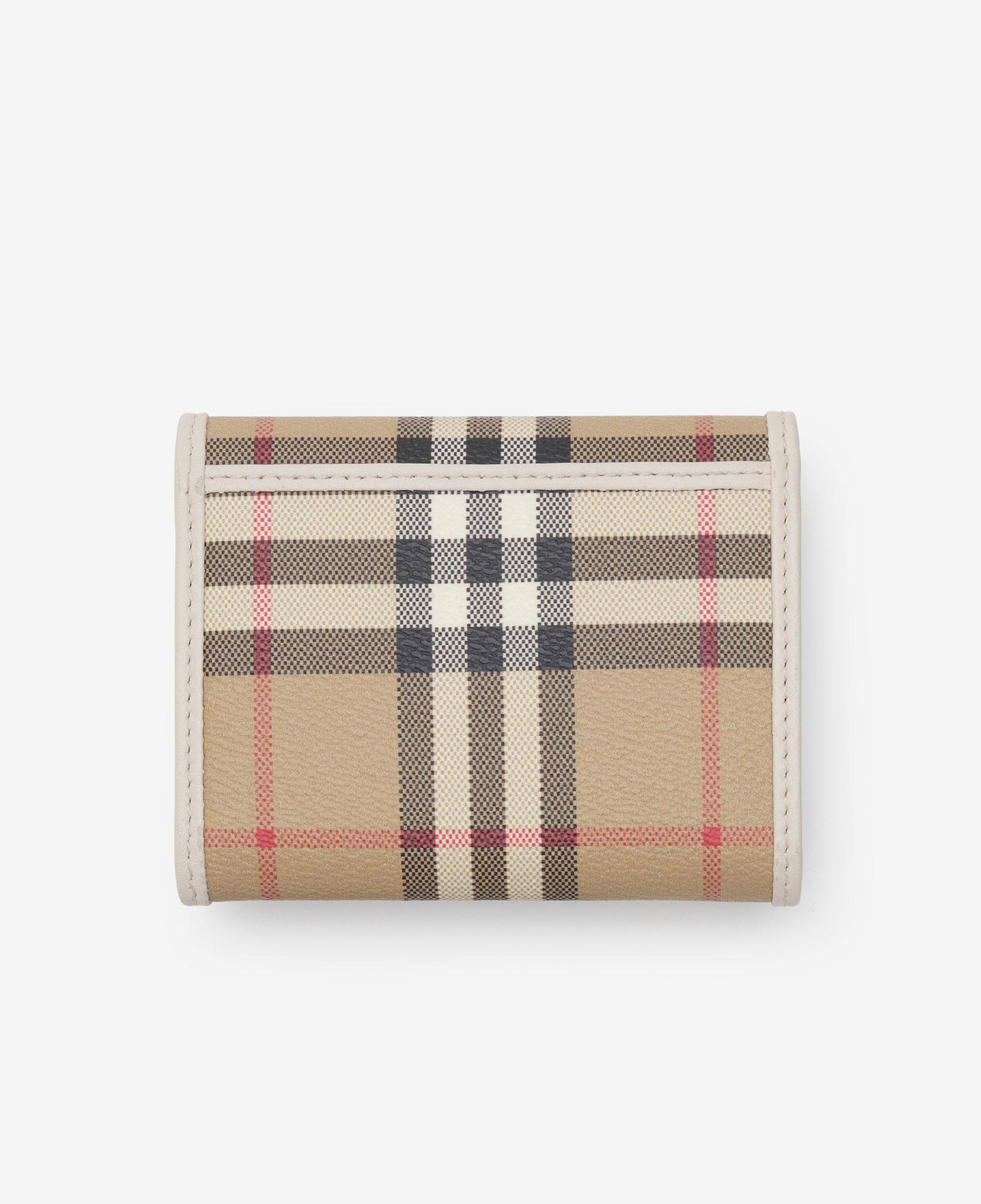 Burberry Small Check Folding Kadın Bej Cüzdan