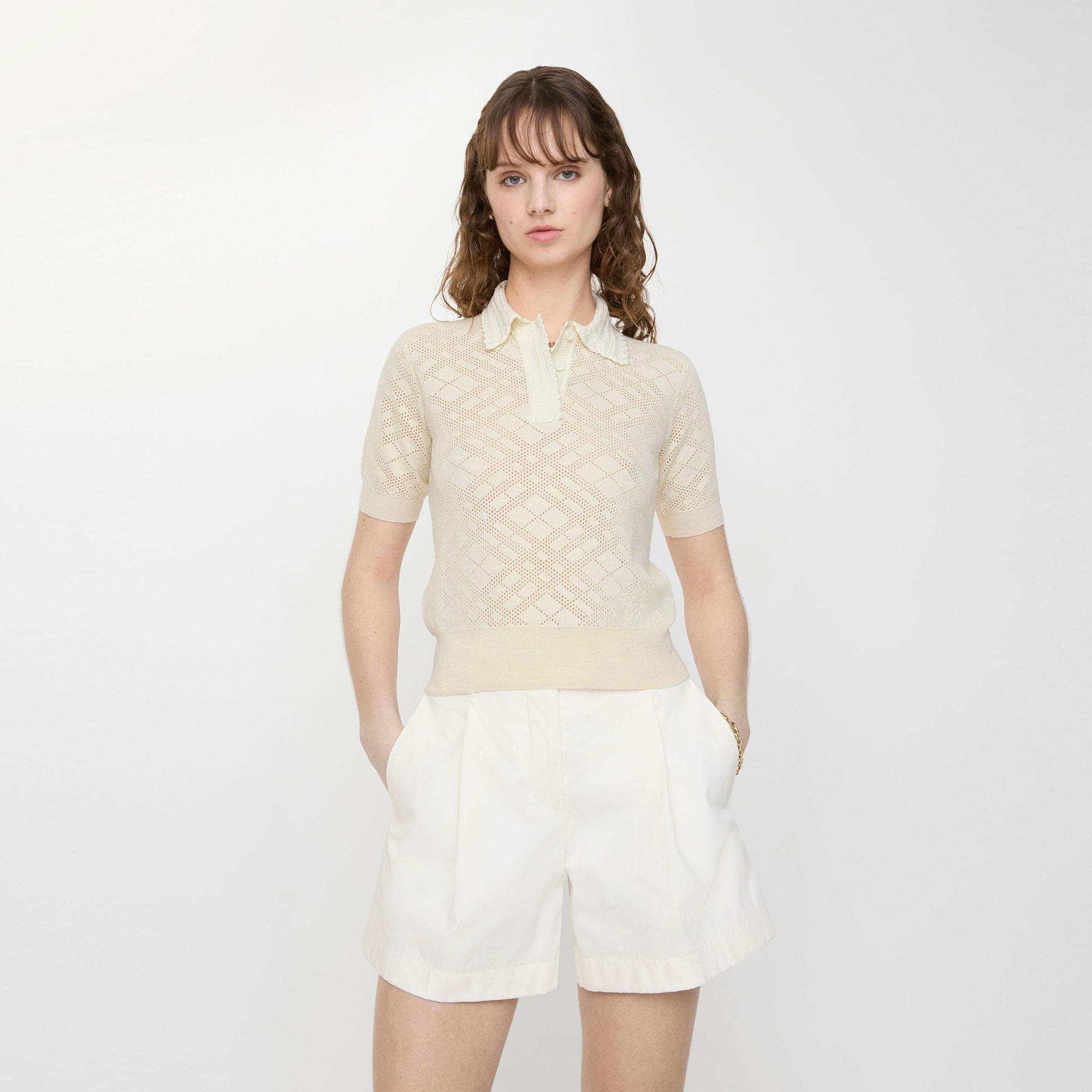 Burberry Kadın Beyaz Trıko
