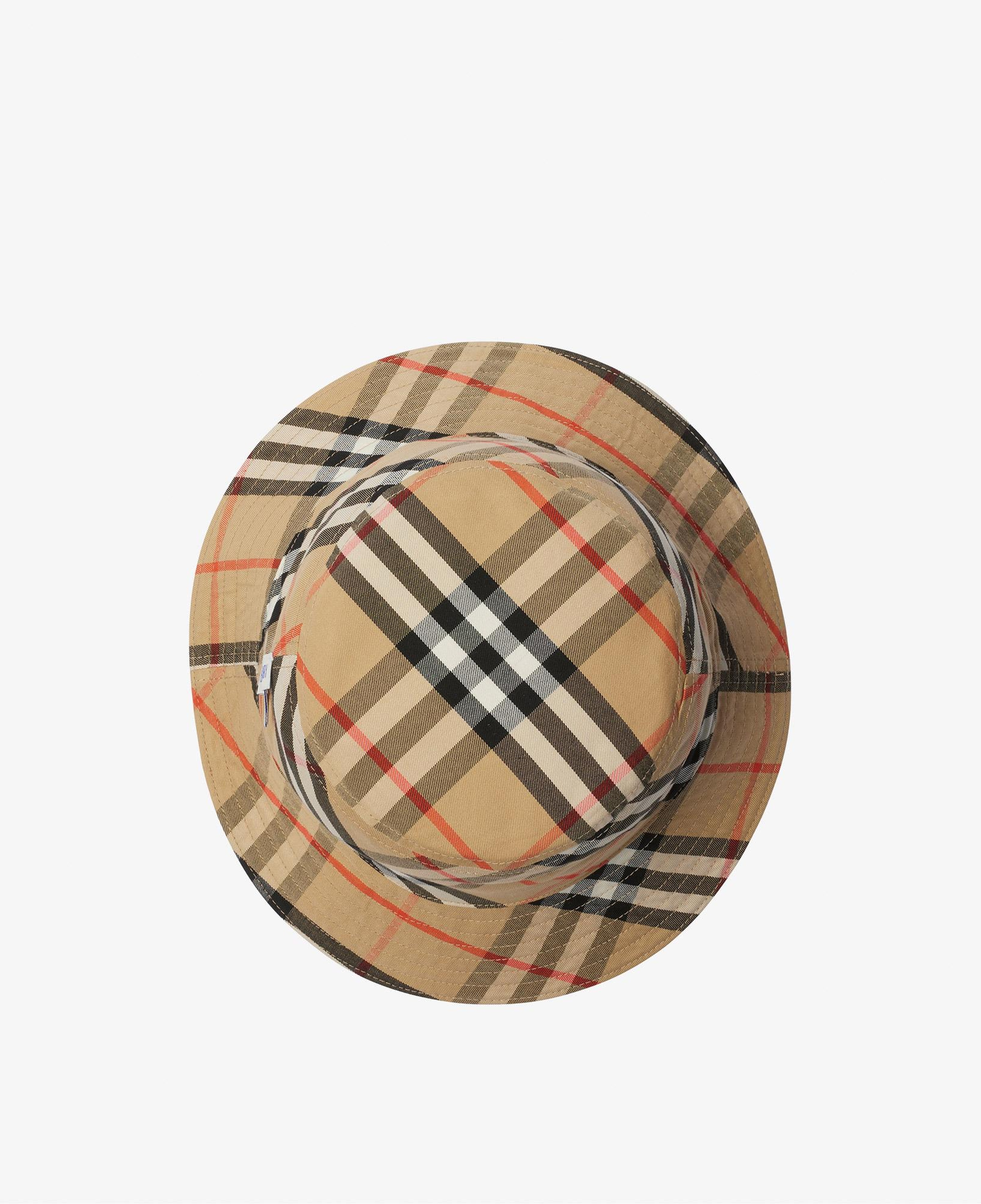 Burberry Reversible Gabardine Bucket Erkek Krem Rengi Şapka