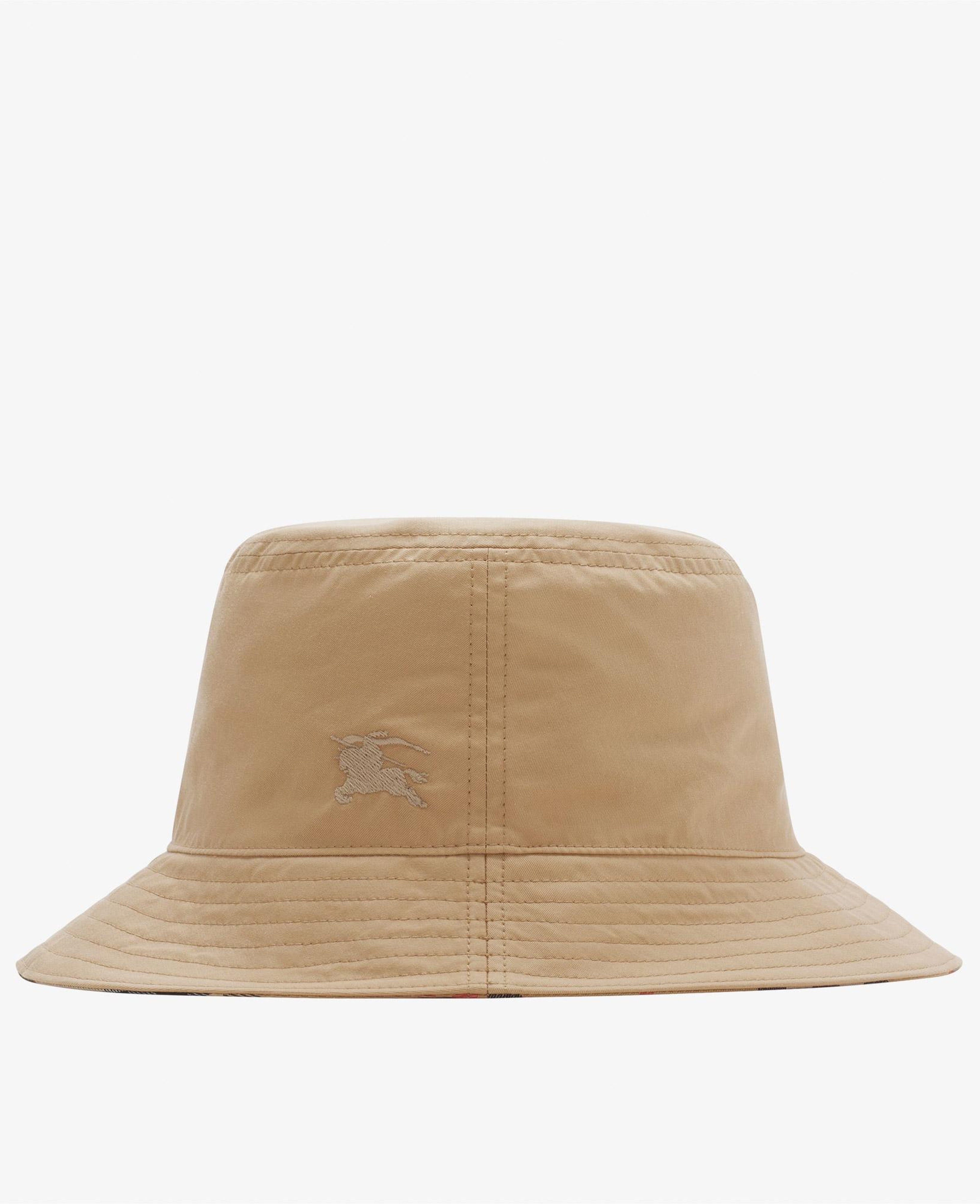 Burberry Reversible Gabardine Bucket Erkek Krem Rengi Şapka