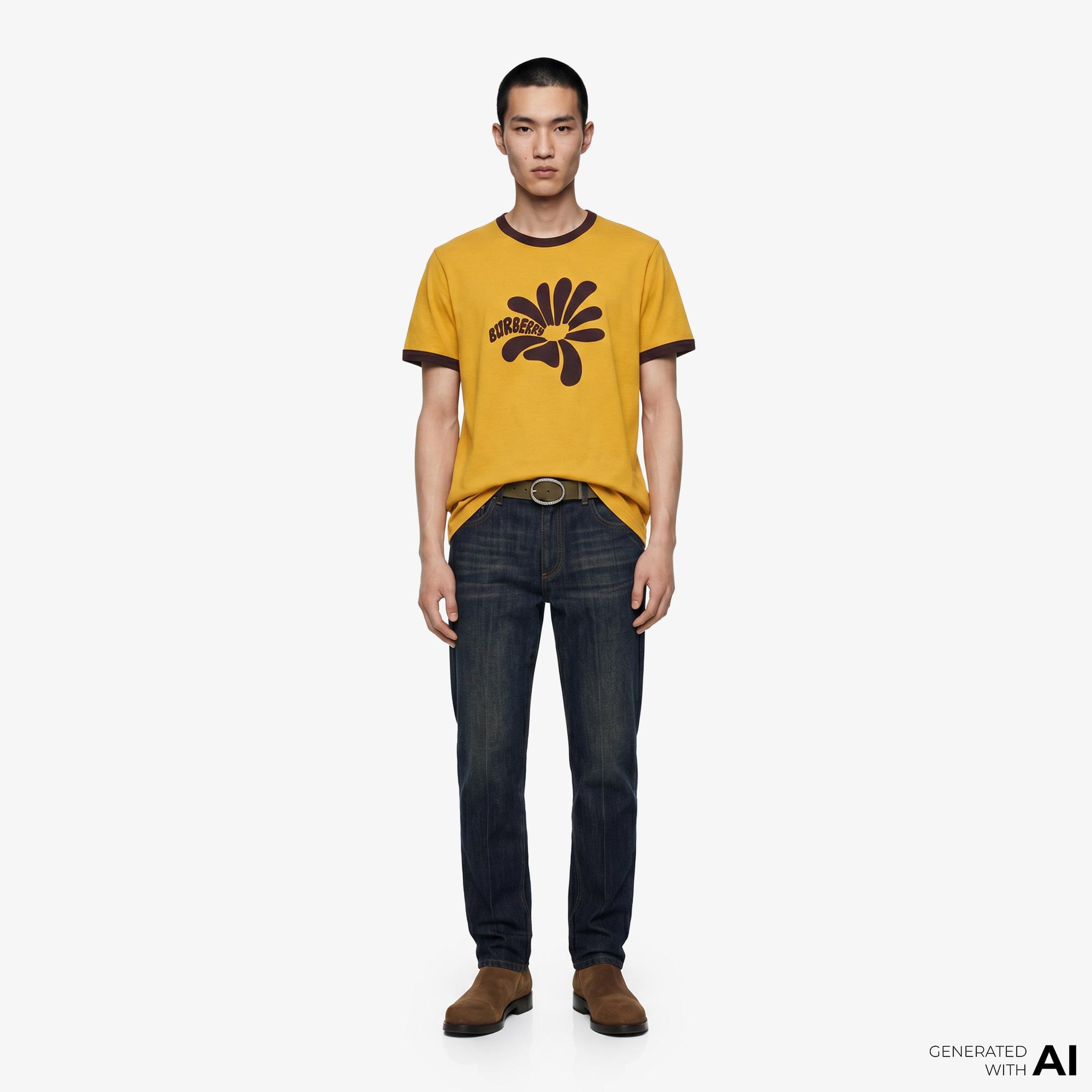 Burberry Erkek Lacivert Pantolon