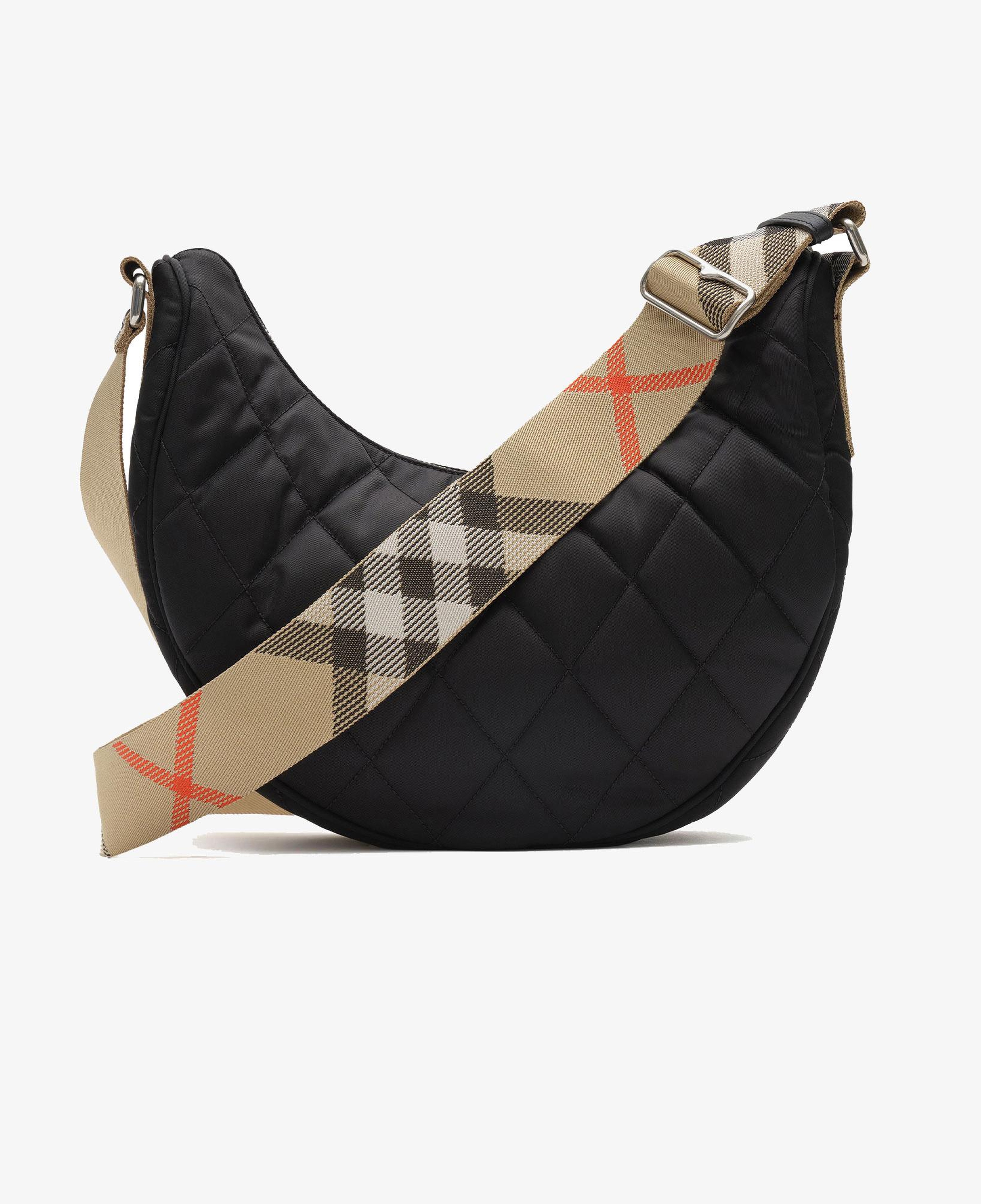 Burberry Horseshoe Erkek Siyah Omuz Çantası