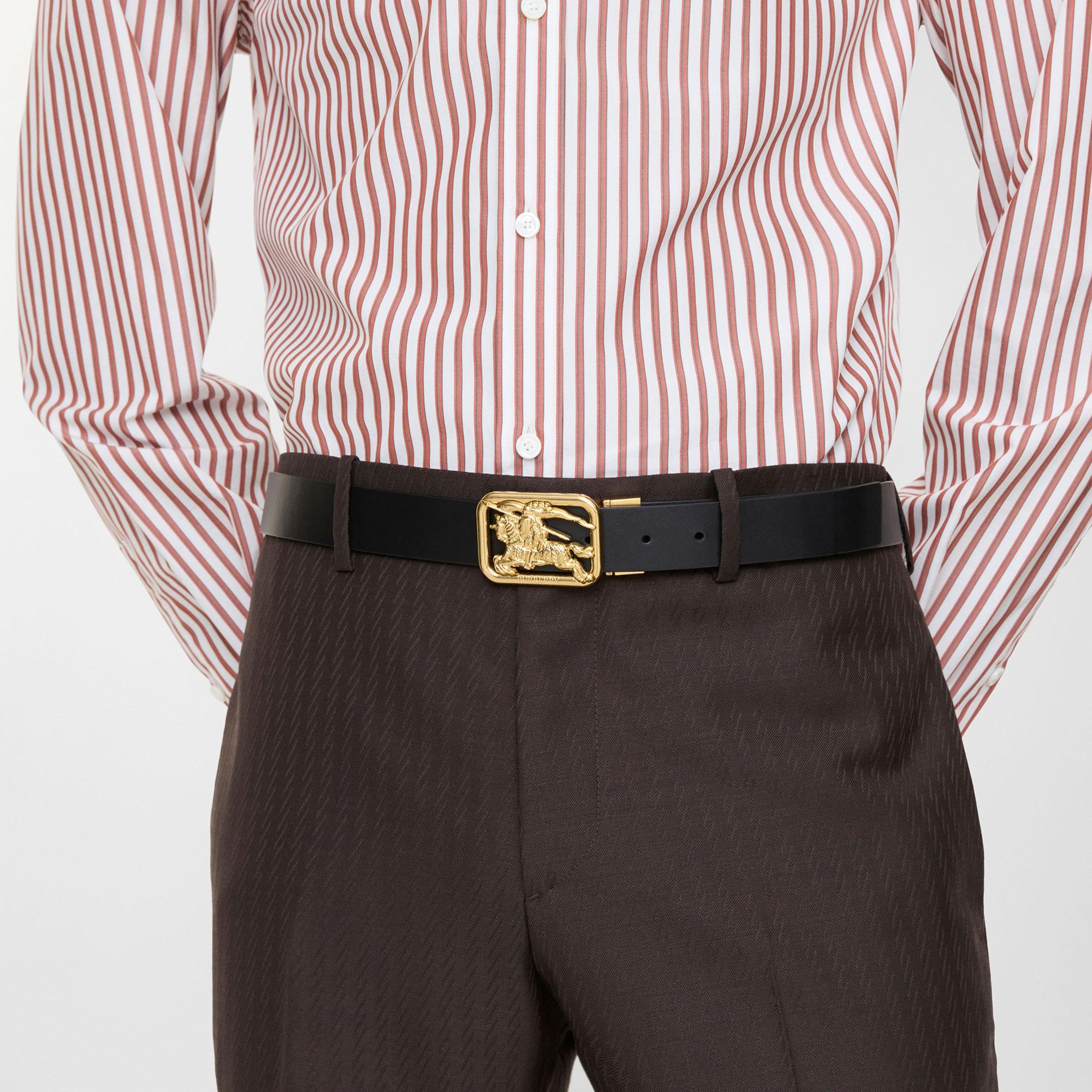 Burberry Erkek Siyah Kemer
