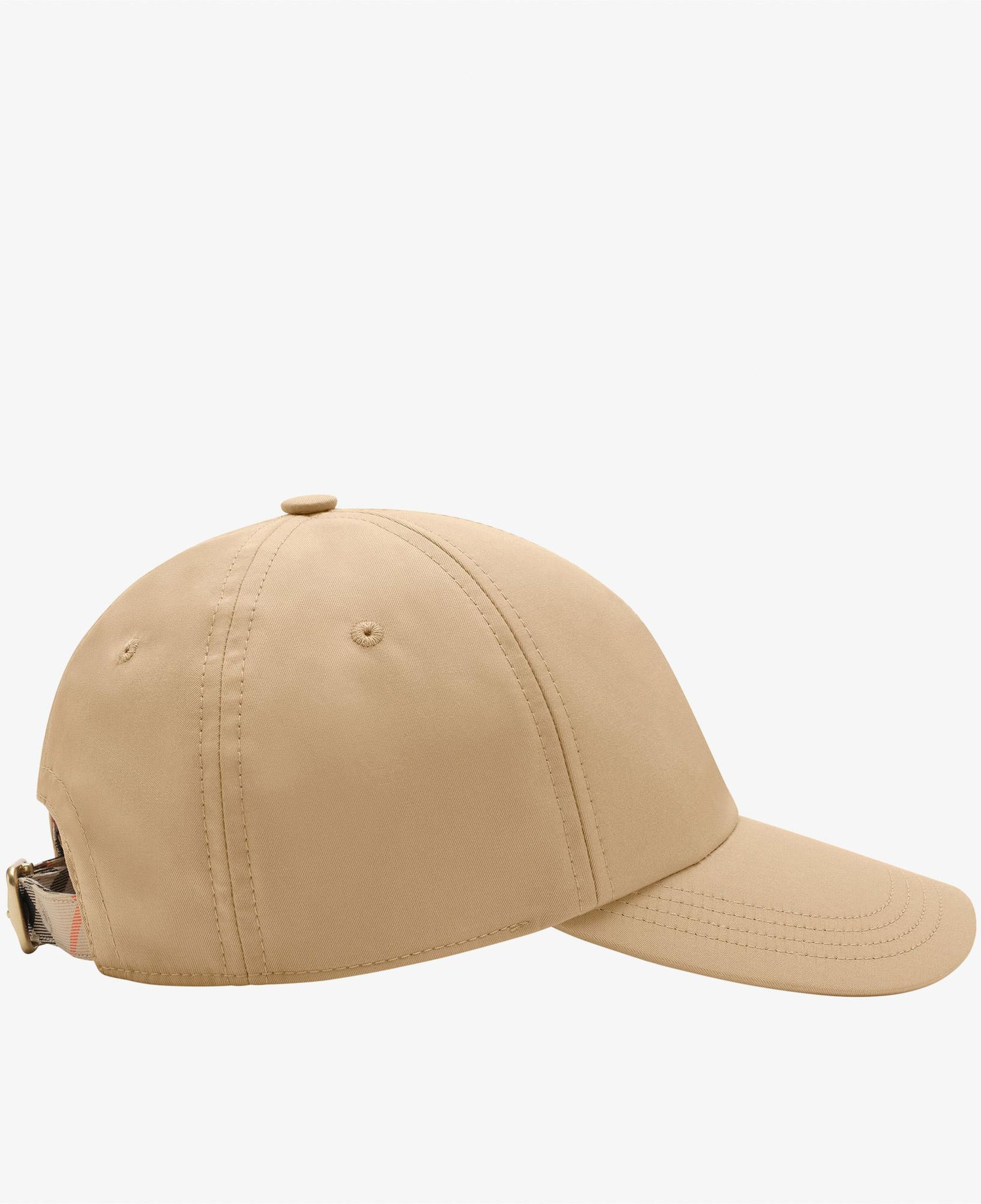 Burberry Gabardine Baseball Erkek Krem Şapka