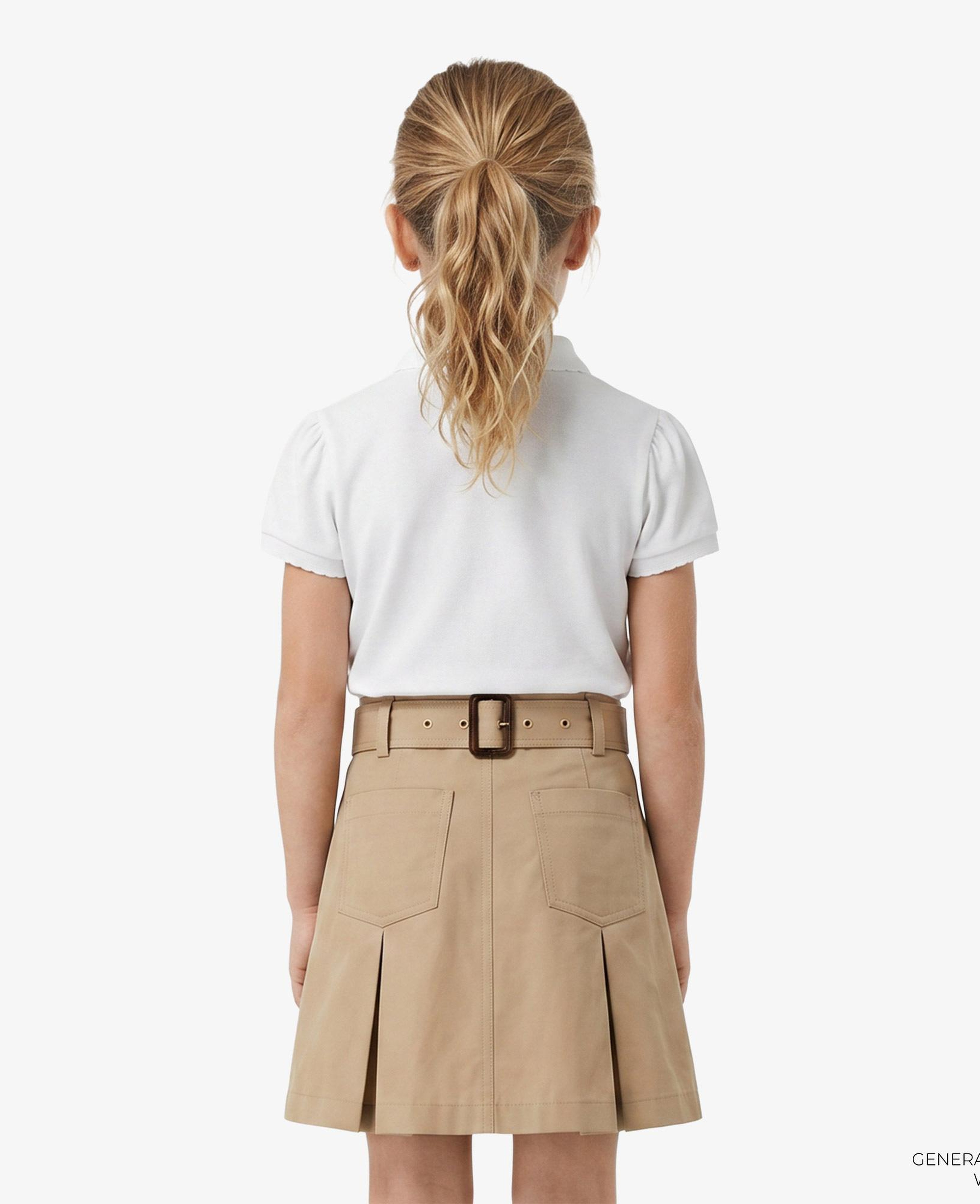 Burberry Cotton Çocuk Beyaz Polo