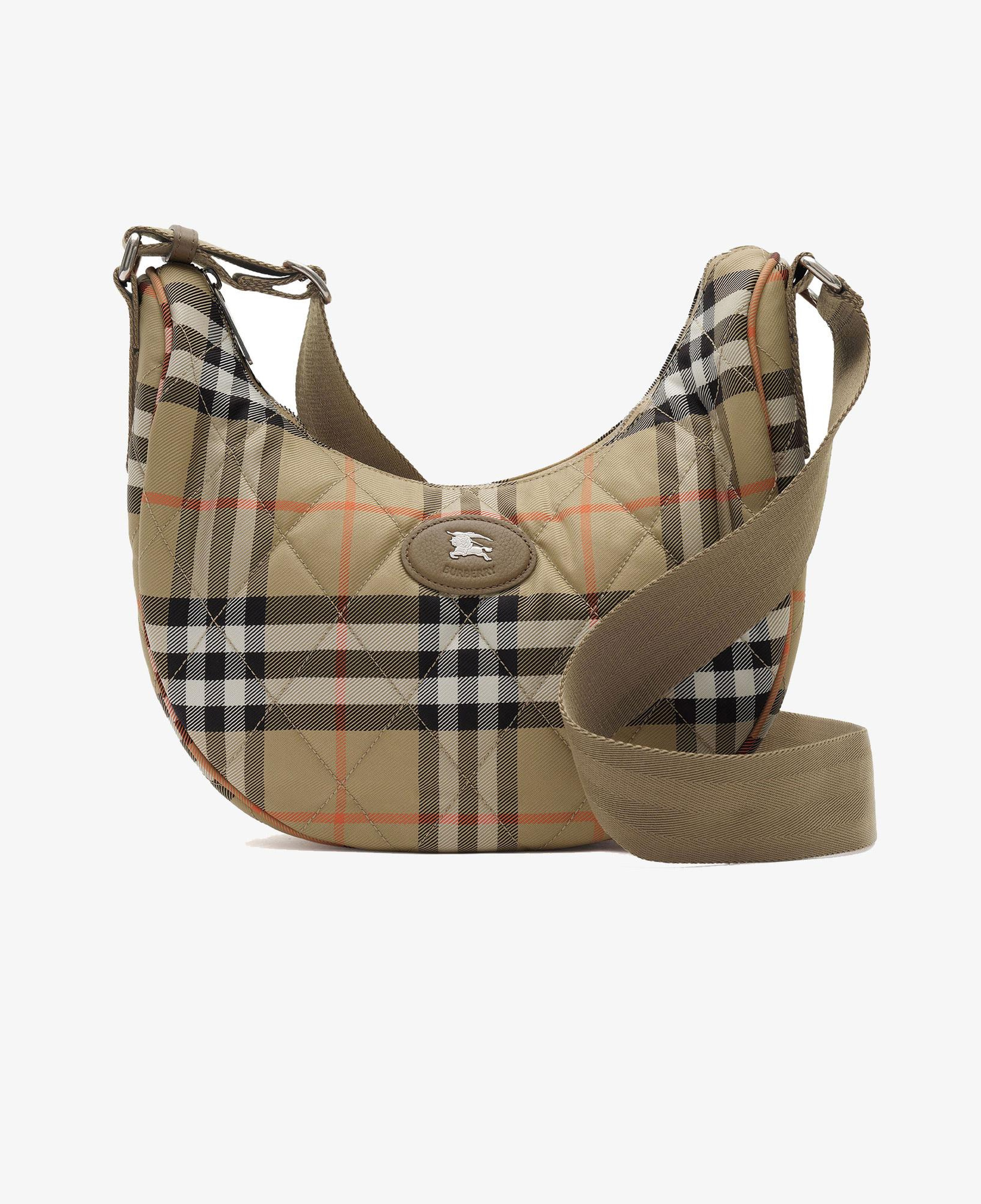 Burberry Horseshoe Erkek Bej Omuz Çantası